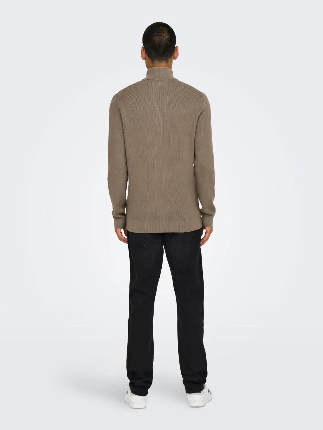 ONSPHIL REG 12 STRUC HALF ZIP KNIT