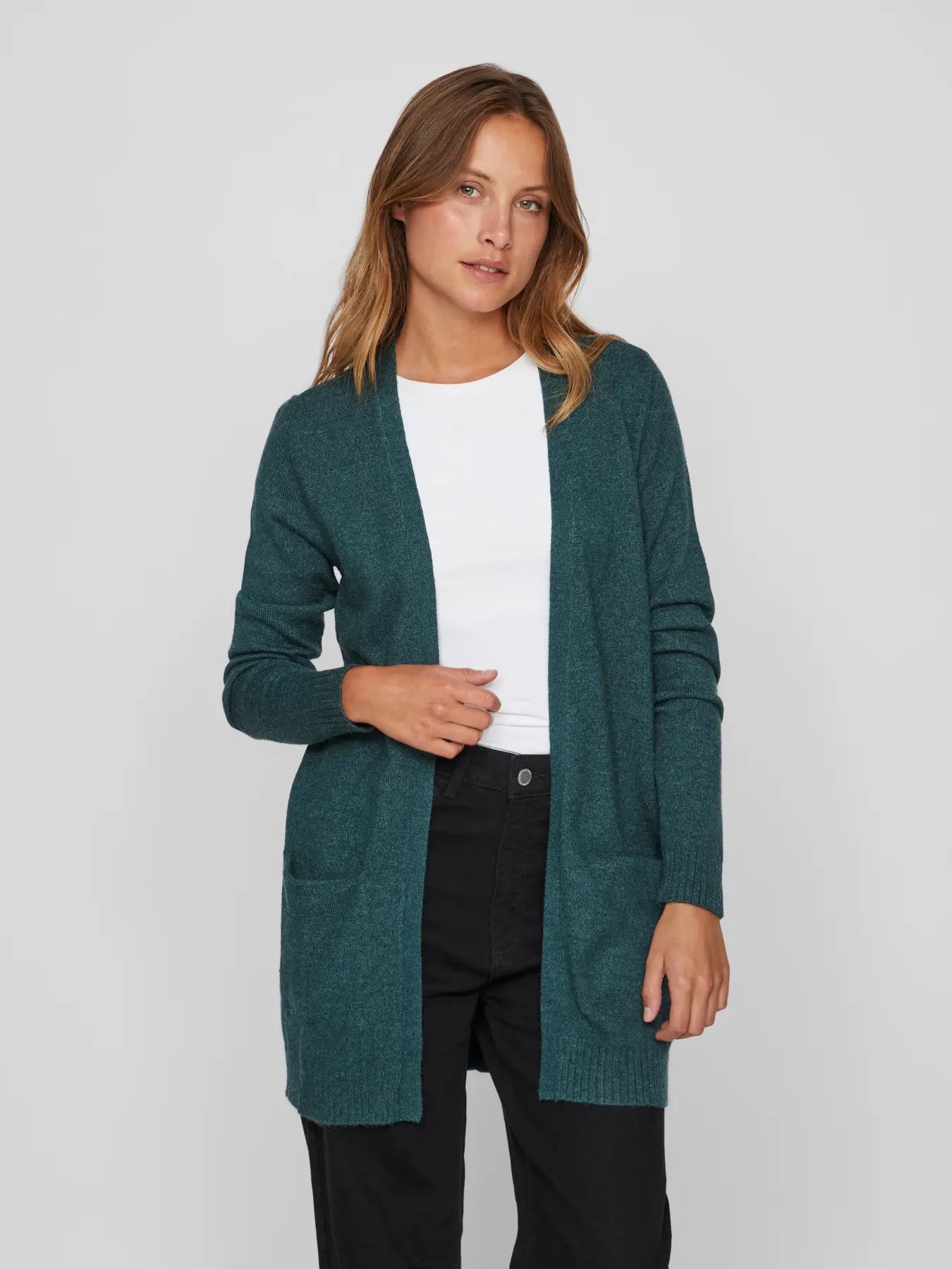 VIRIL OPEN L/S KNIT CARDIGAN