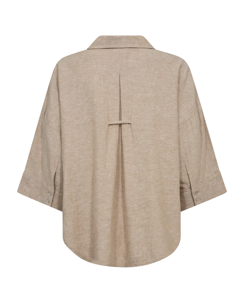 FQLAVA - LINEN SHIRT - BEIGE