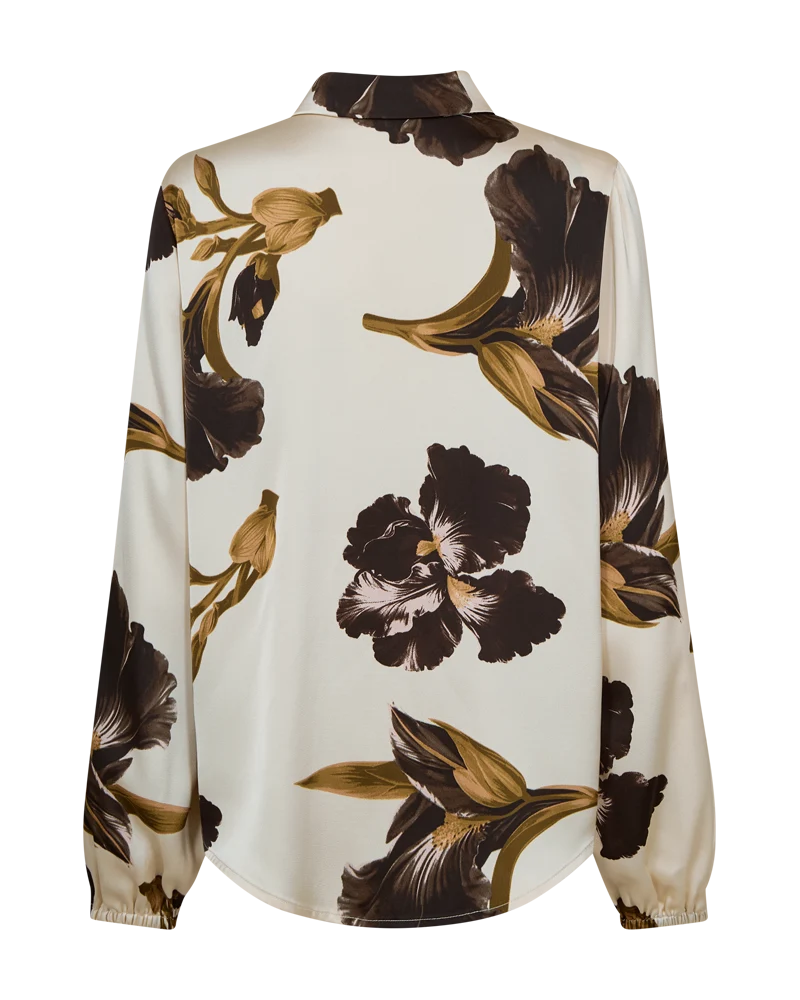 FQZILA SHIRT - BEIGE AND BROWN