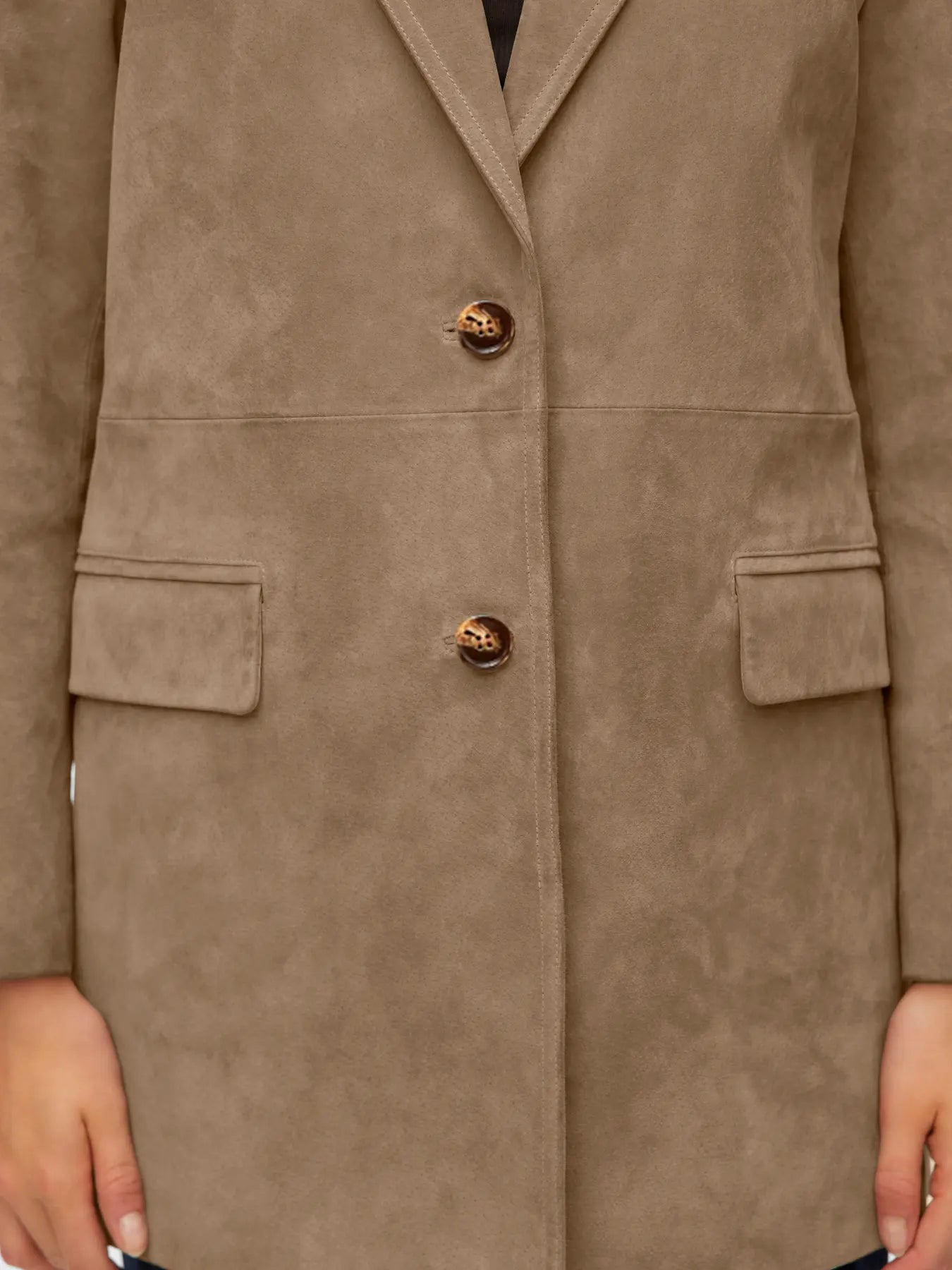 VMPERNILLE LS SUEDE BLAZER JACKET