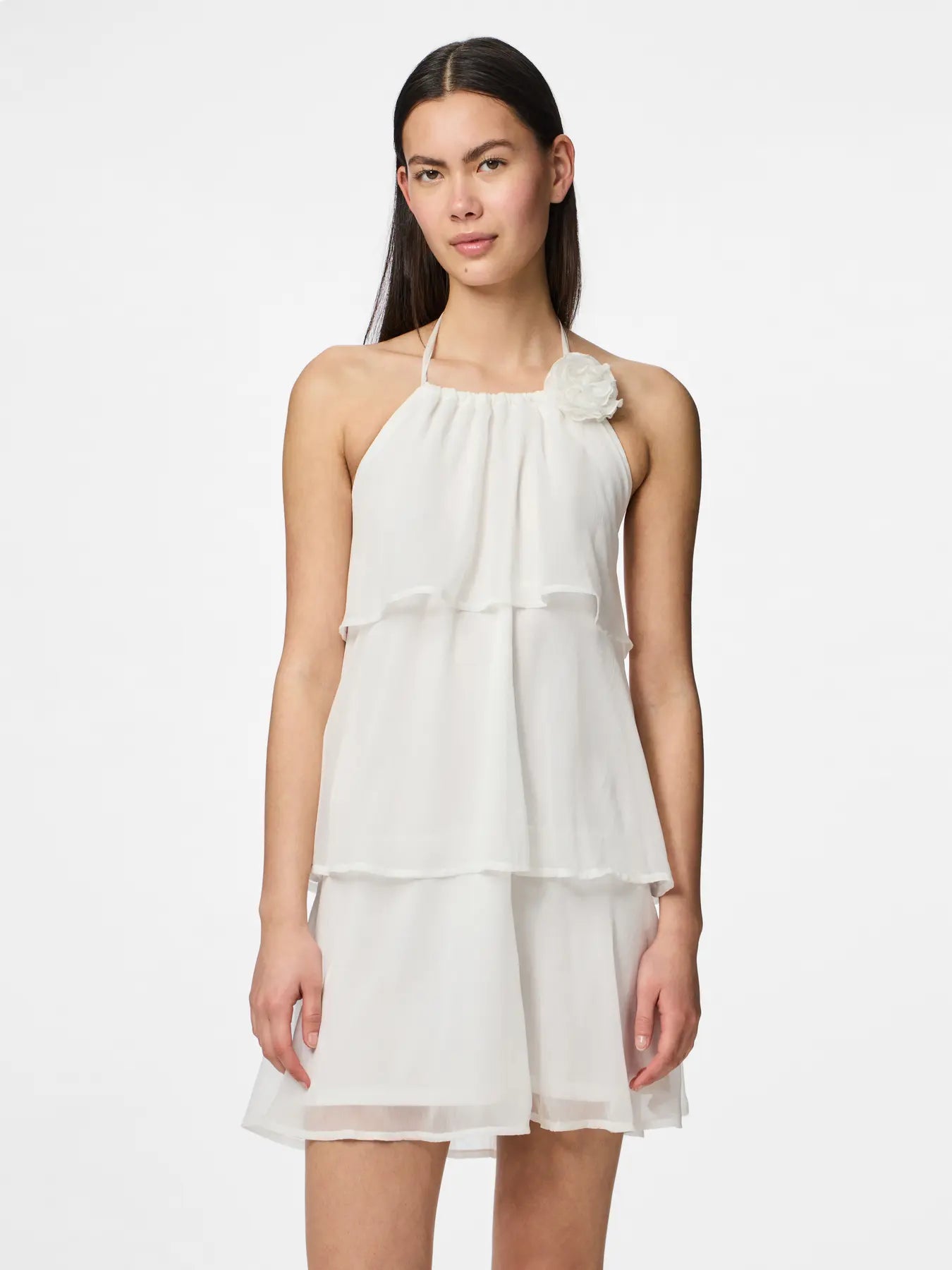 PCCLARA SL SHORT LAYRED DRESS