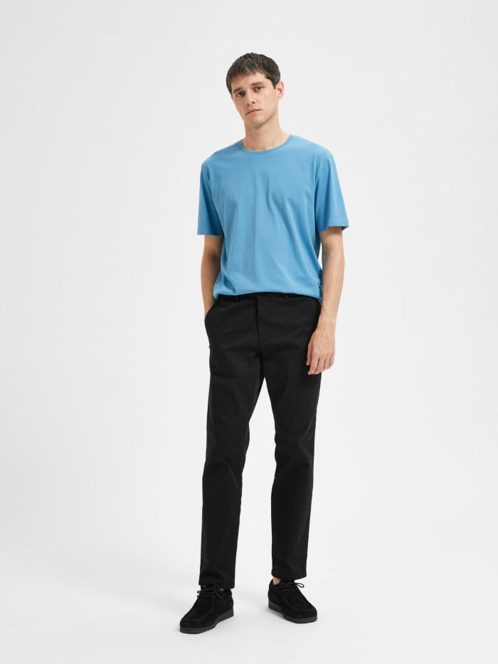 SLH175-SLIM NEW MILES FLEX PANT - SVART