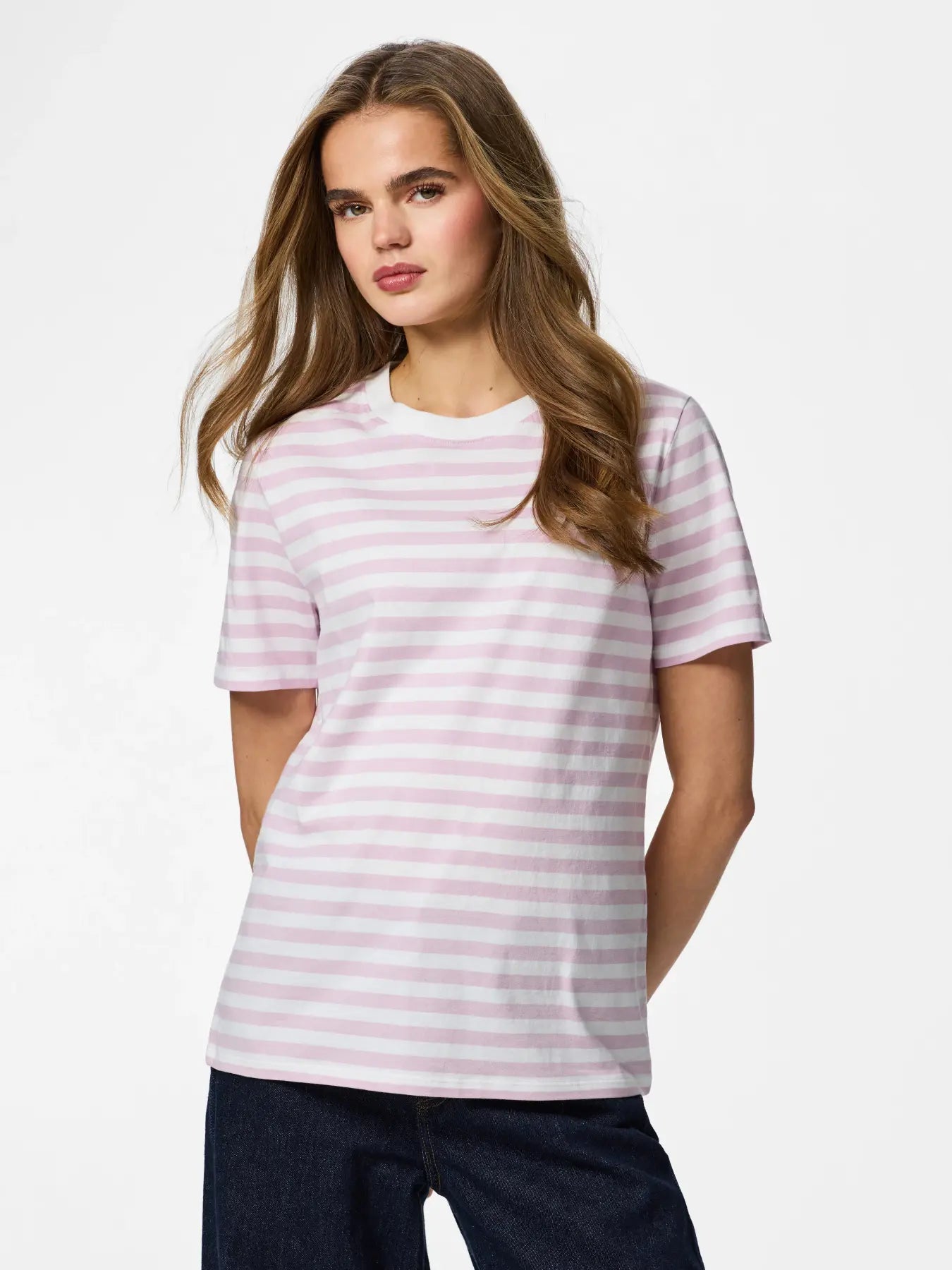 PCRIA SS TEE STRIPES JRS