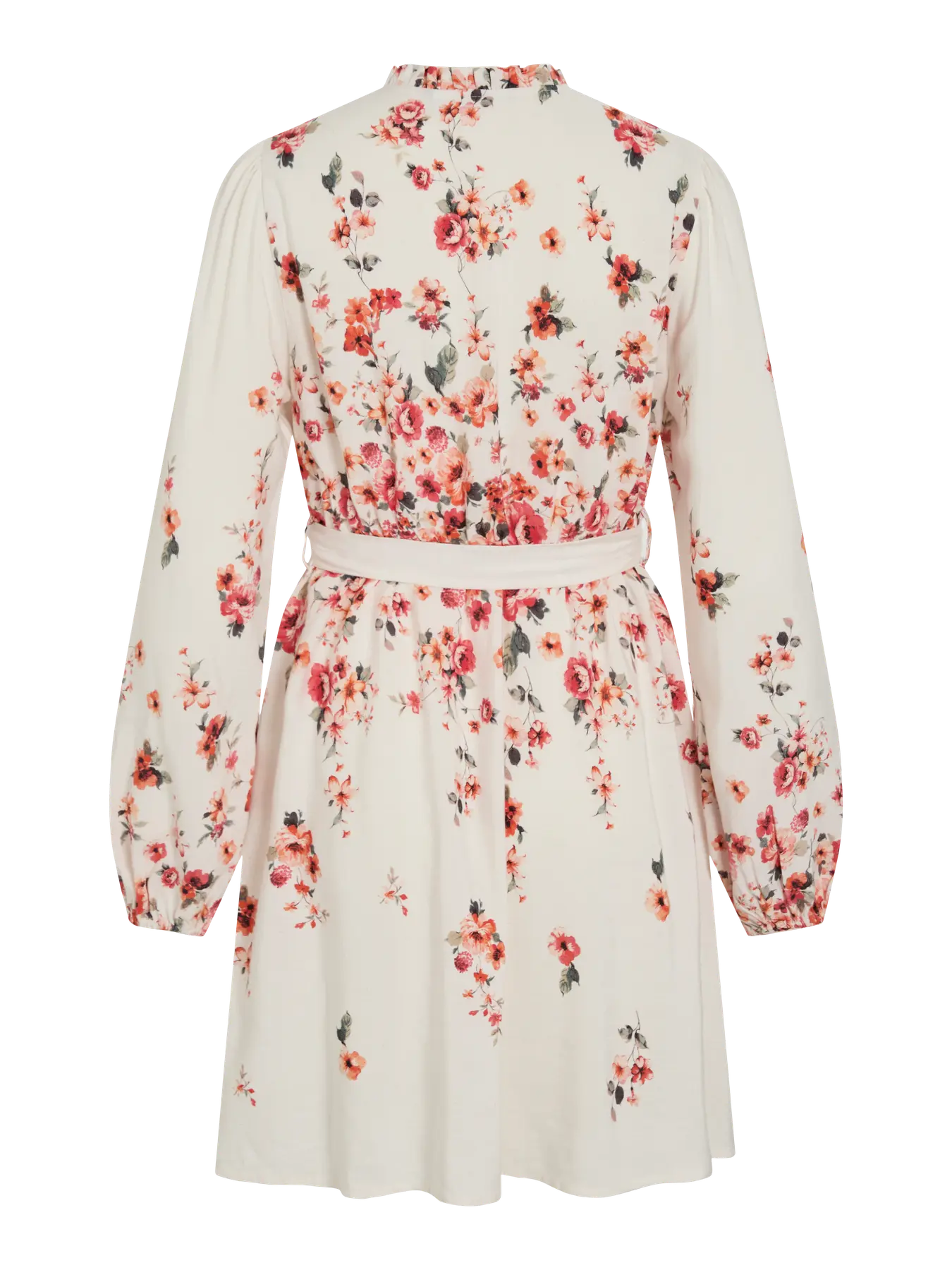 VIELMA BAI O-NECK L/S SHORT DRESS