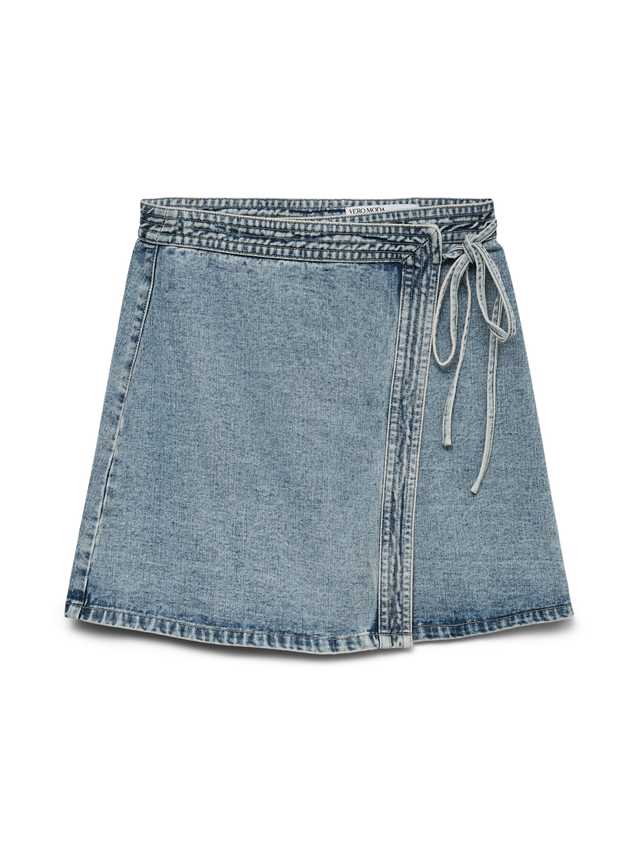 VMLIZA MR SHORT DENIM WRAP SKIRT