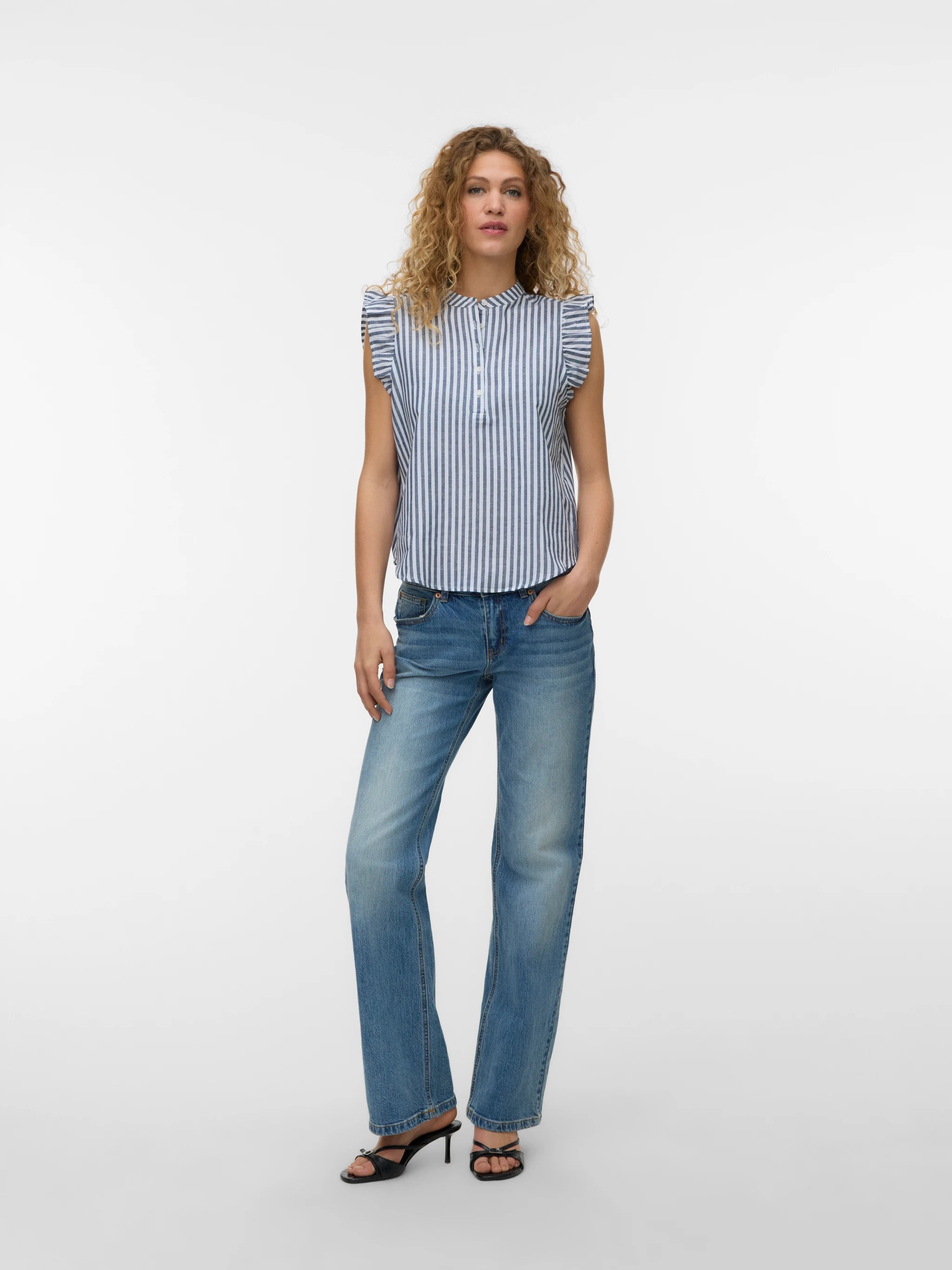 VMSELMA SS FRILL TOP