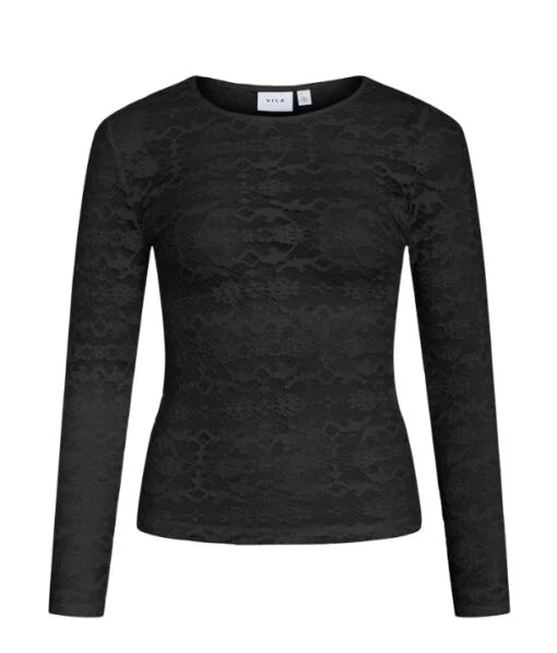 VIVELINA L/S LACE TOP
