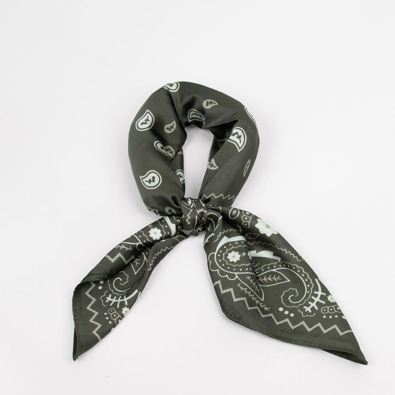 Scarf Paisley Grön