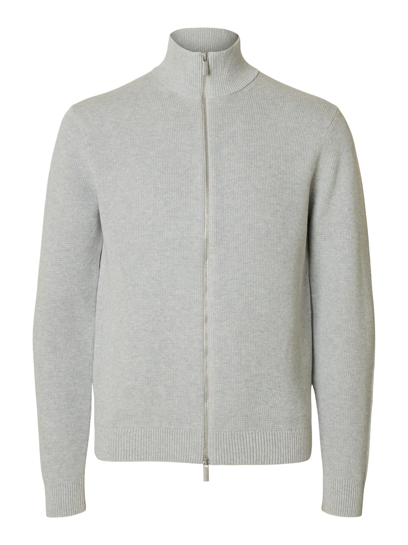 SLHDANE LS KNIT STRUCTURE FULL ZIP