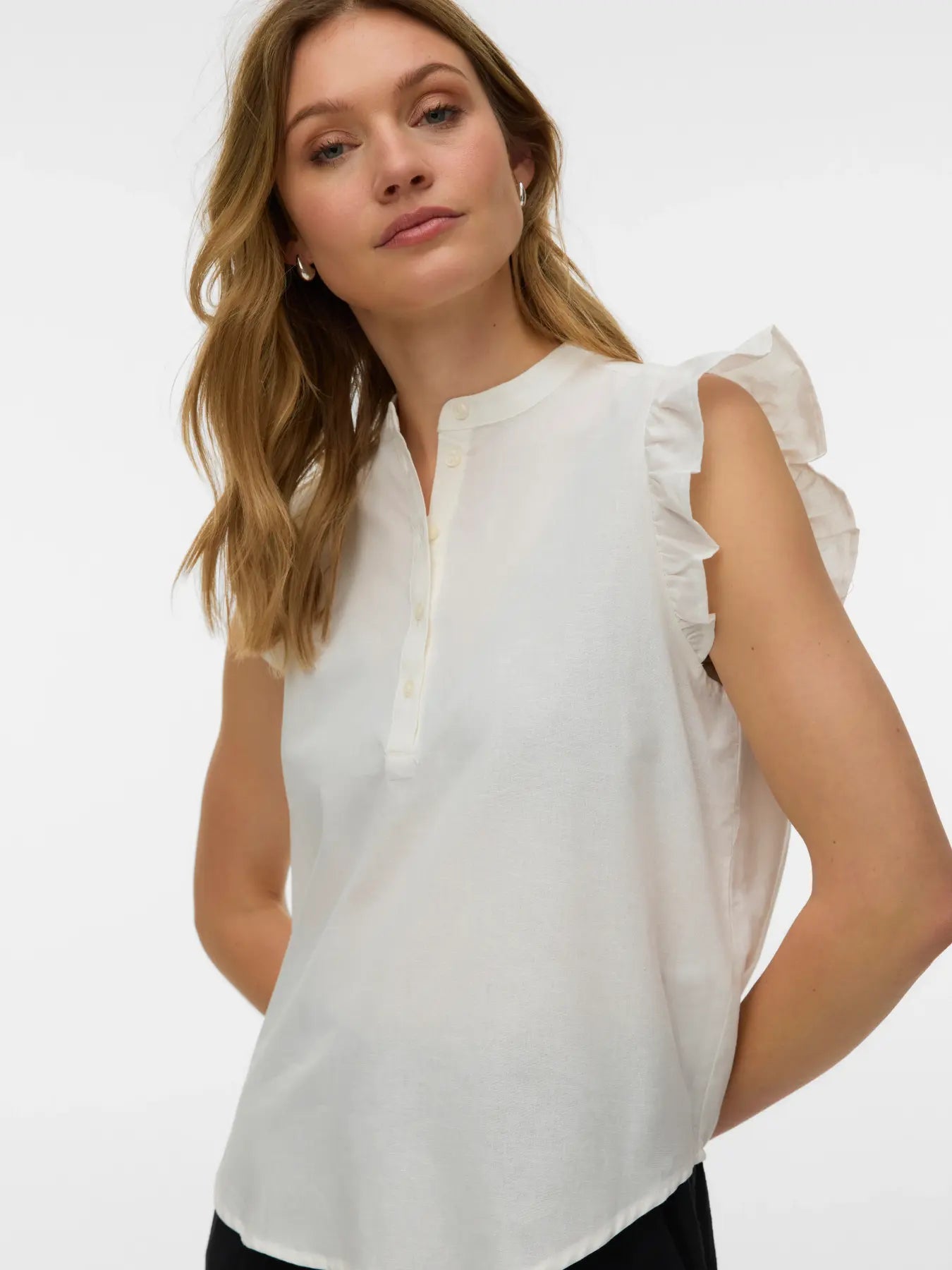 VMSELMA SS FRILL TOP