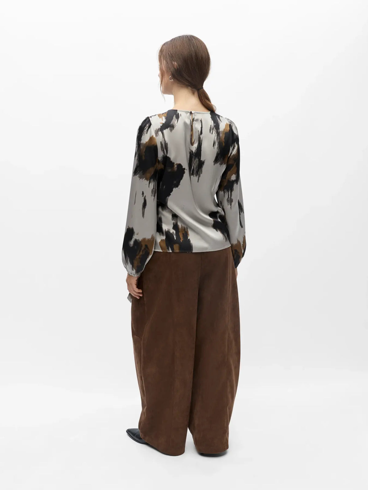 OBJCHILLI L/S RE O-NECK TOP