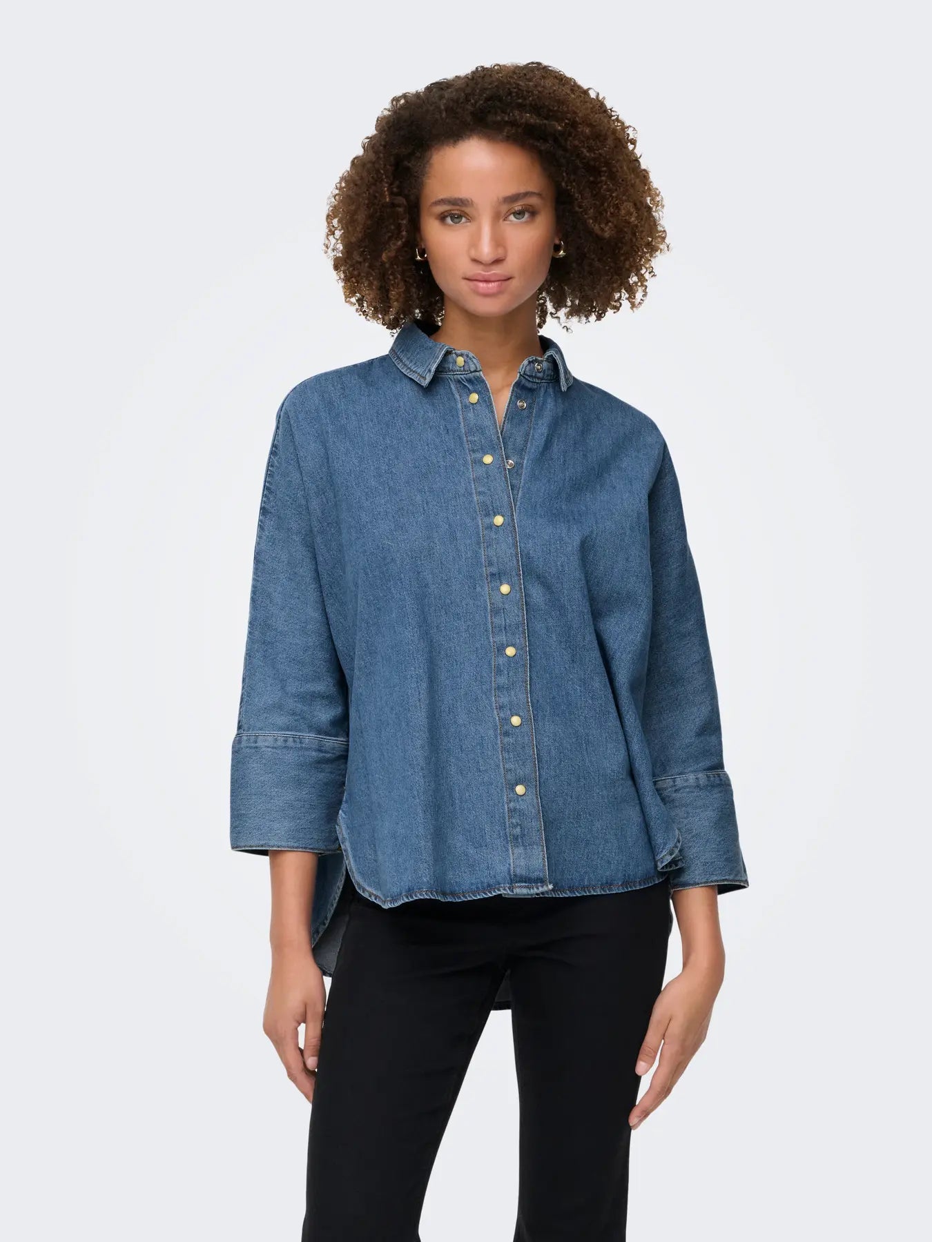 ONLGRACE-ELLI 3/4 SL DNM SHIRT