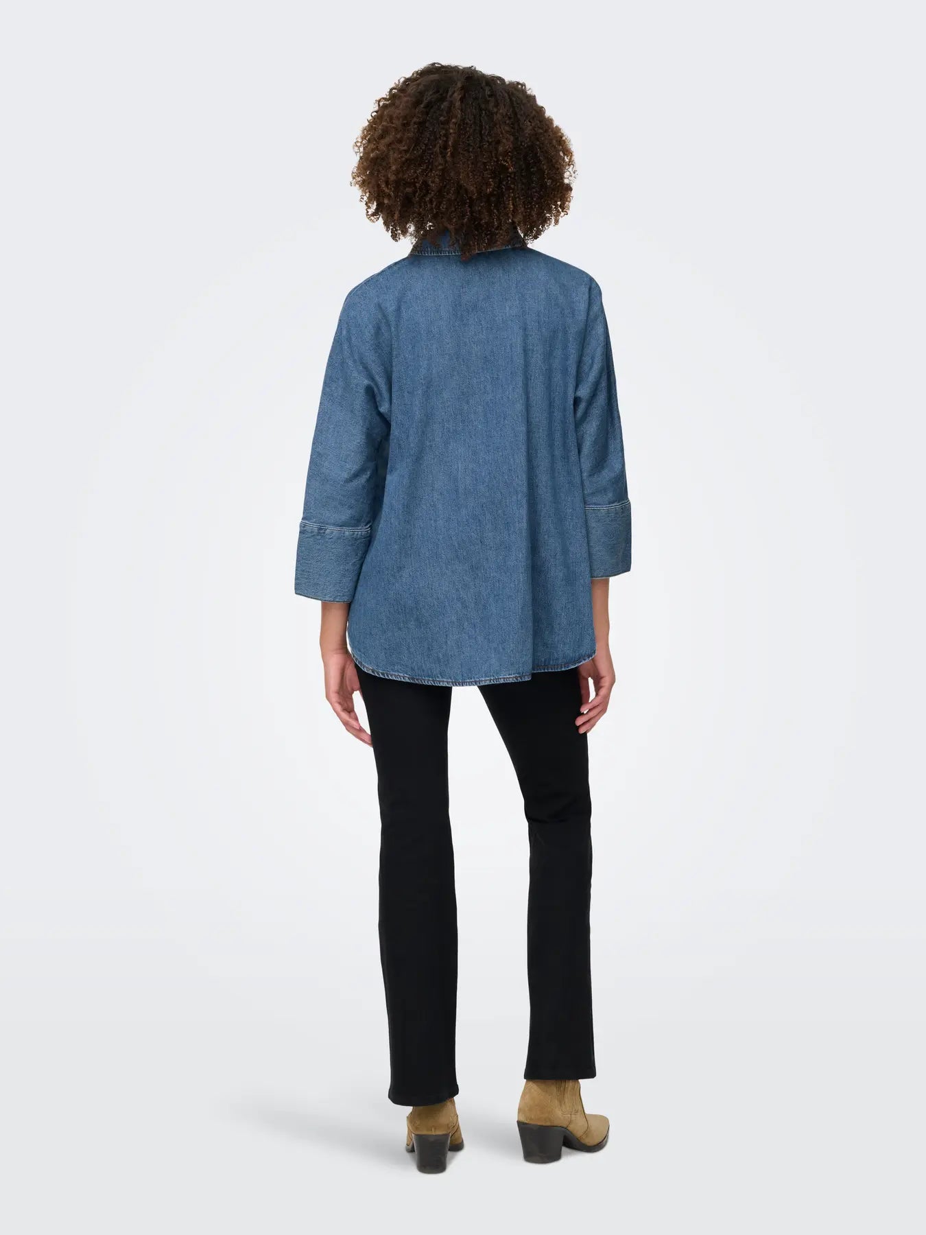 ONLGRACE-ELLI 3/4 SL DNM SHIRT