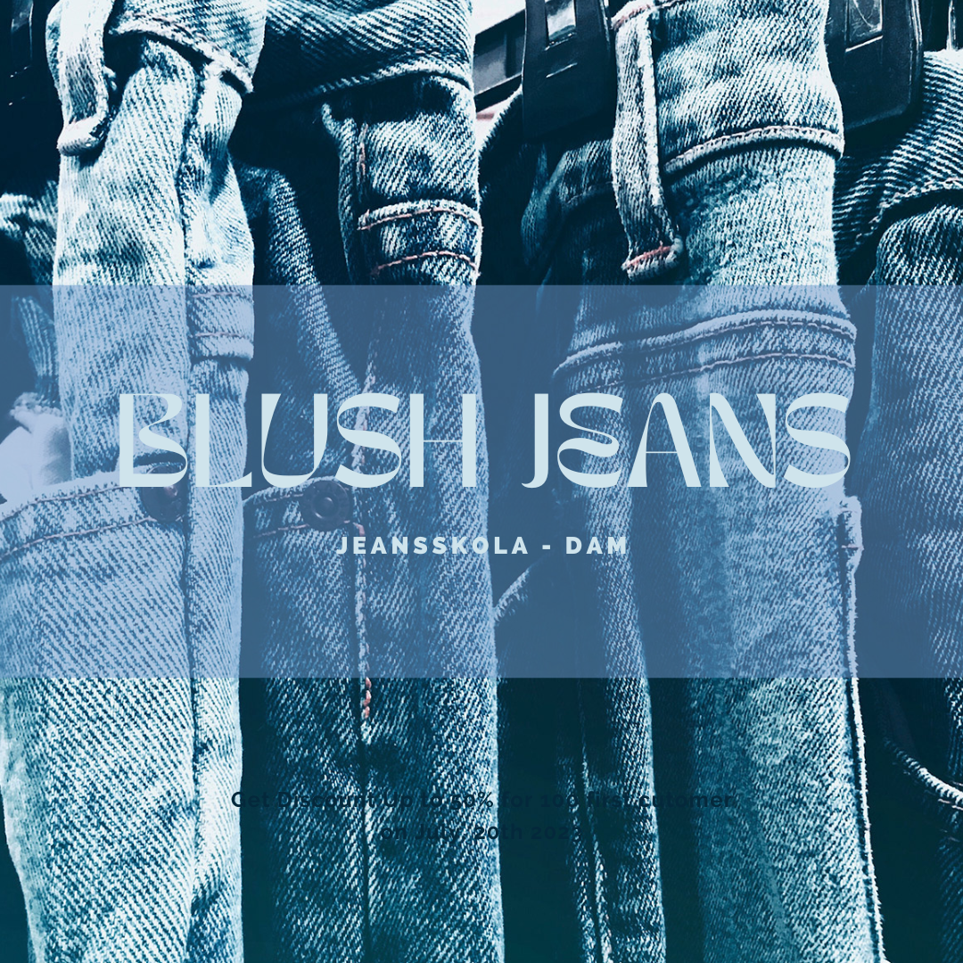 Jeansskola - Blush