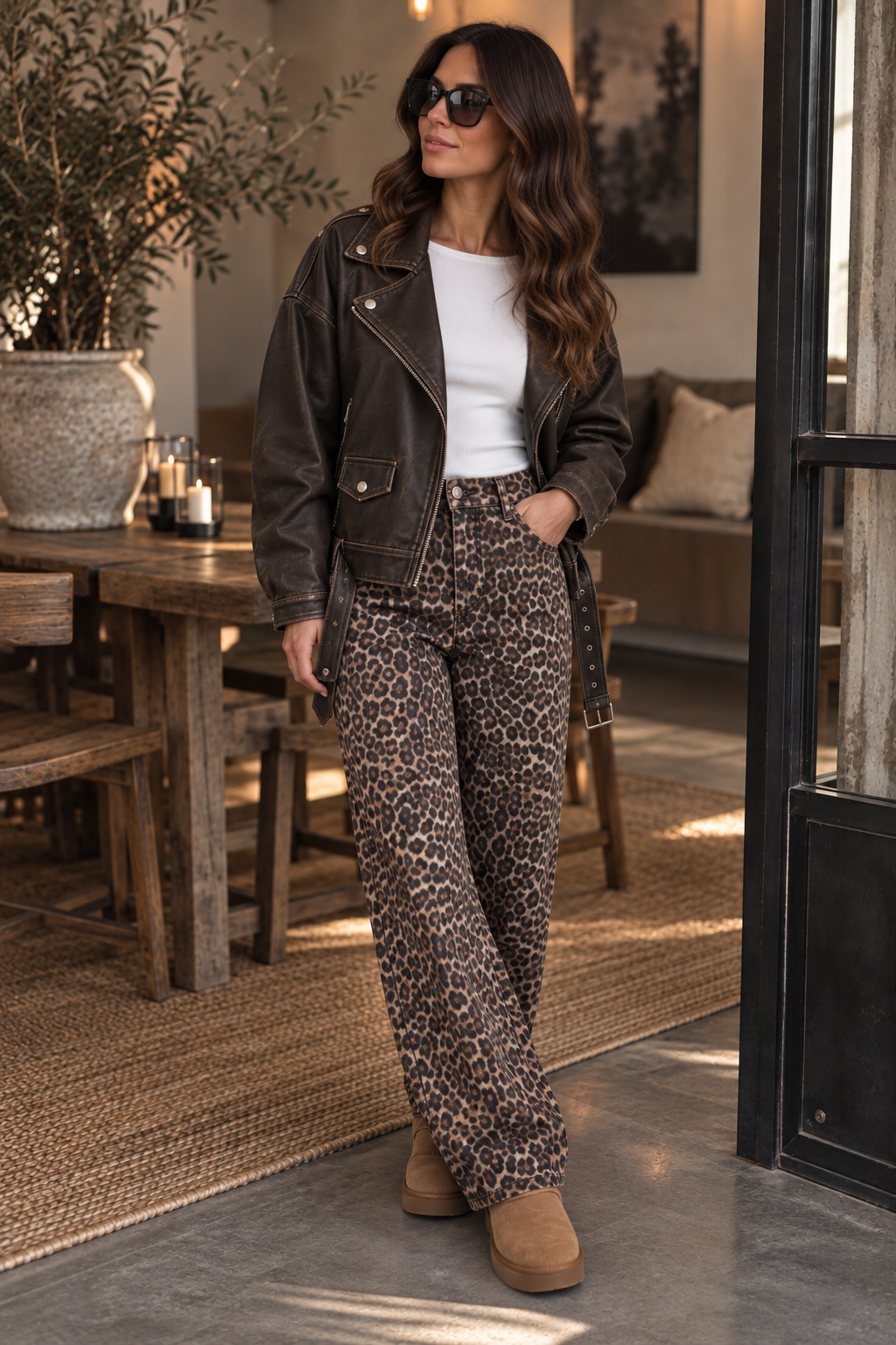 JXZOE SARAH WIDE HW PANTS