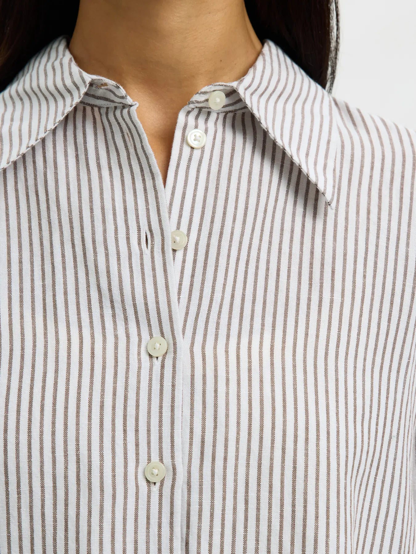 SLWCLEO OVERSIZE LINEN BLEND SHIRT