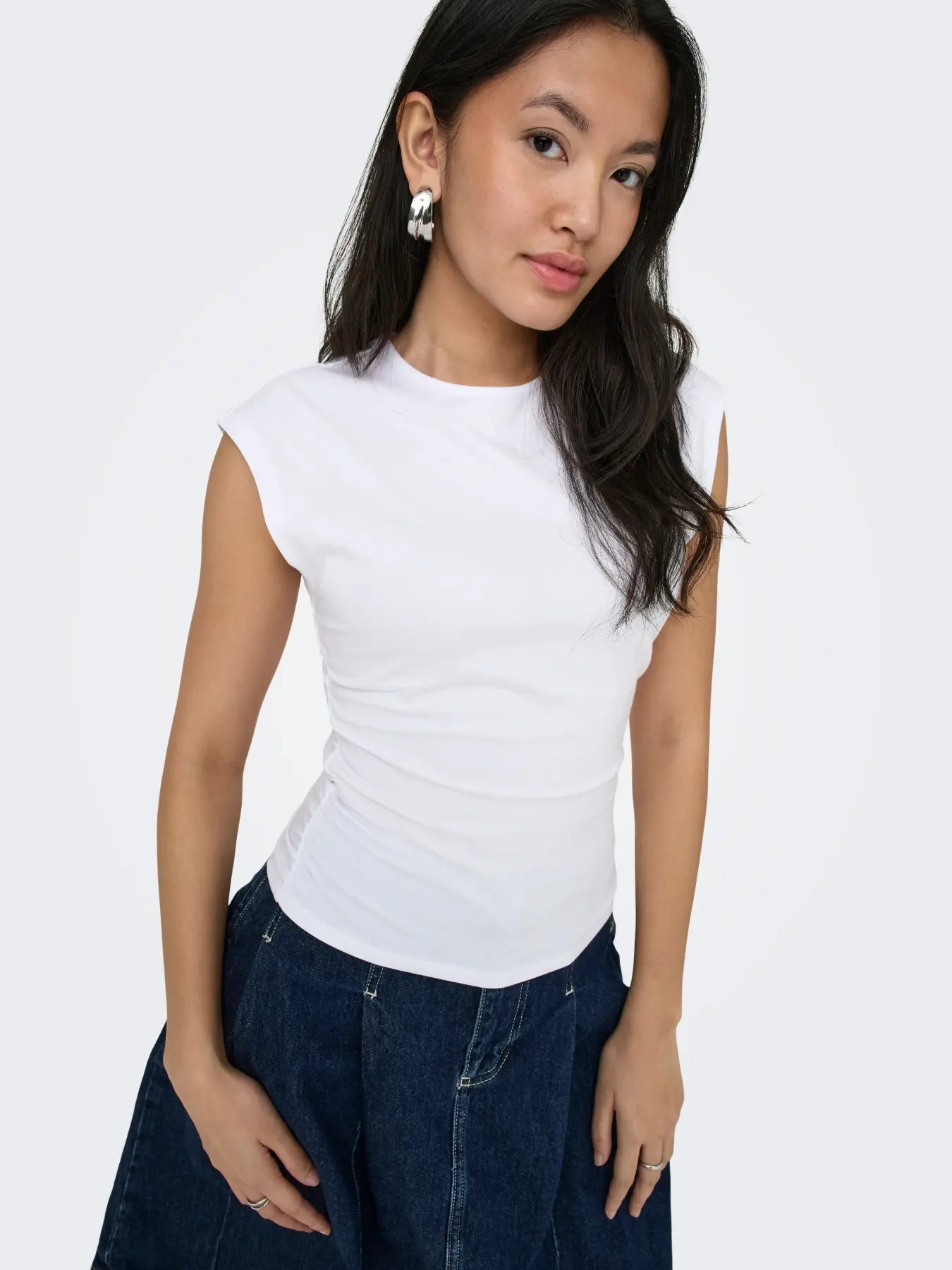 ONLMIRA CAPSL RUCHING TOP JRS