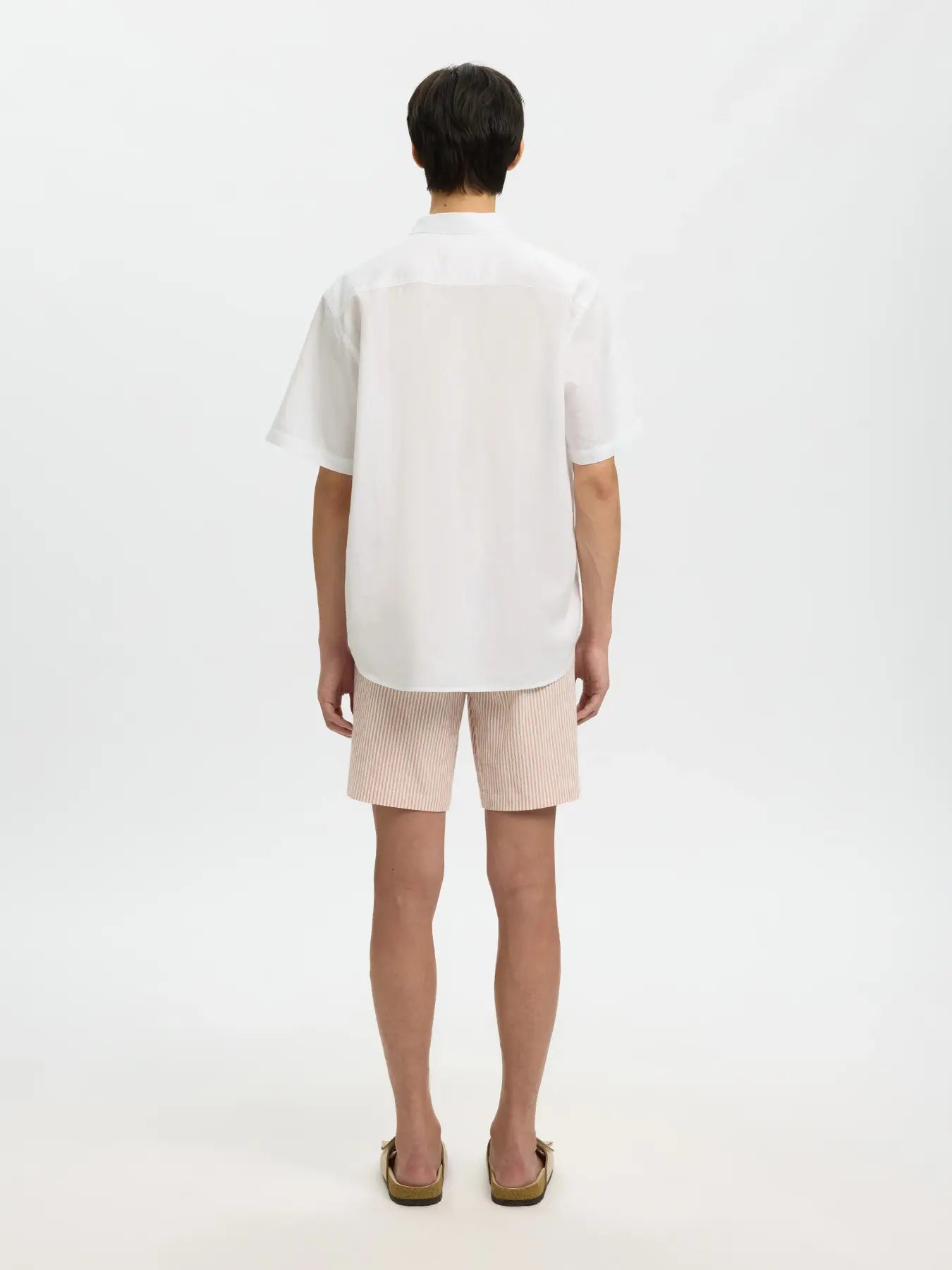 SLMREGCLAUS CLAY LINENBLEND SS SHT