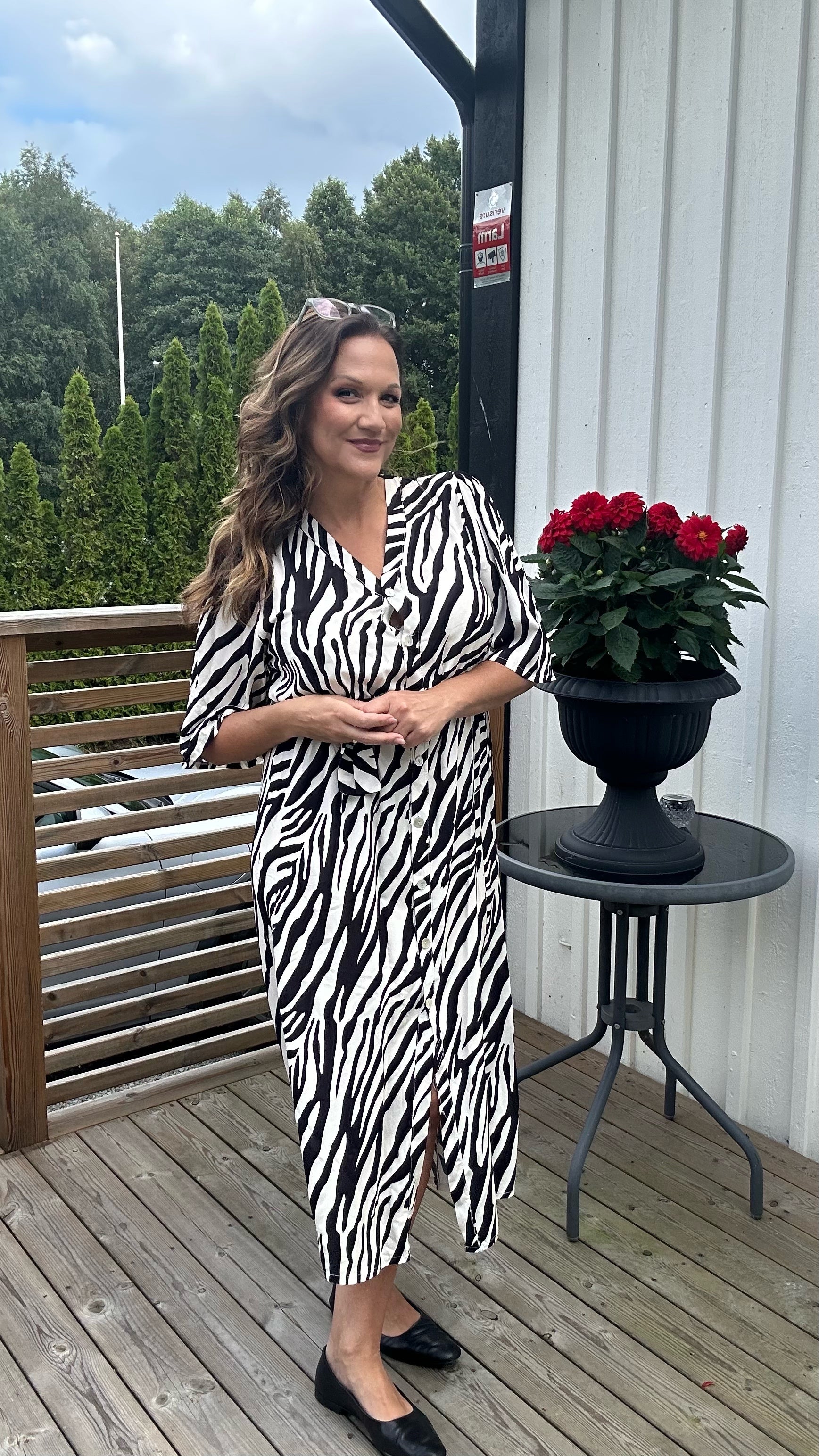 Flow dress Zebra