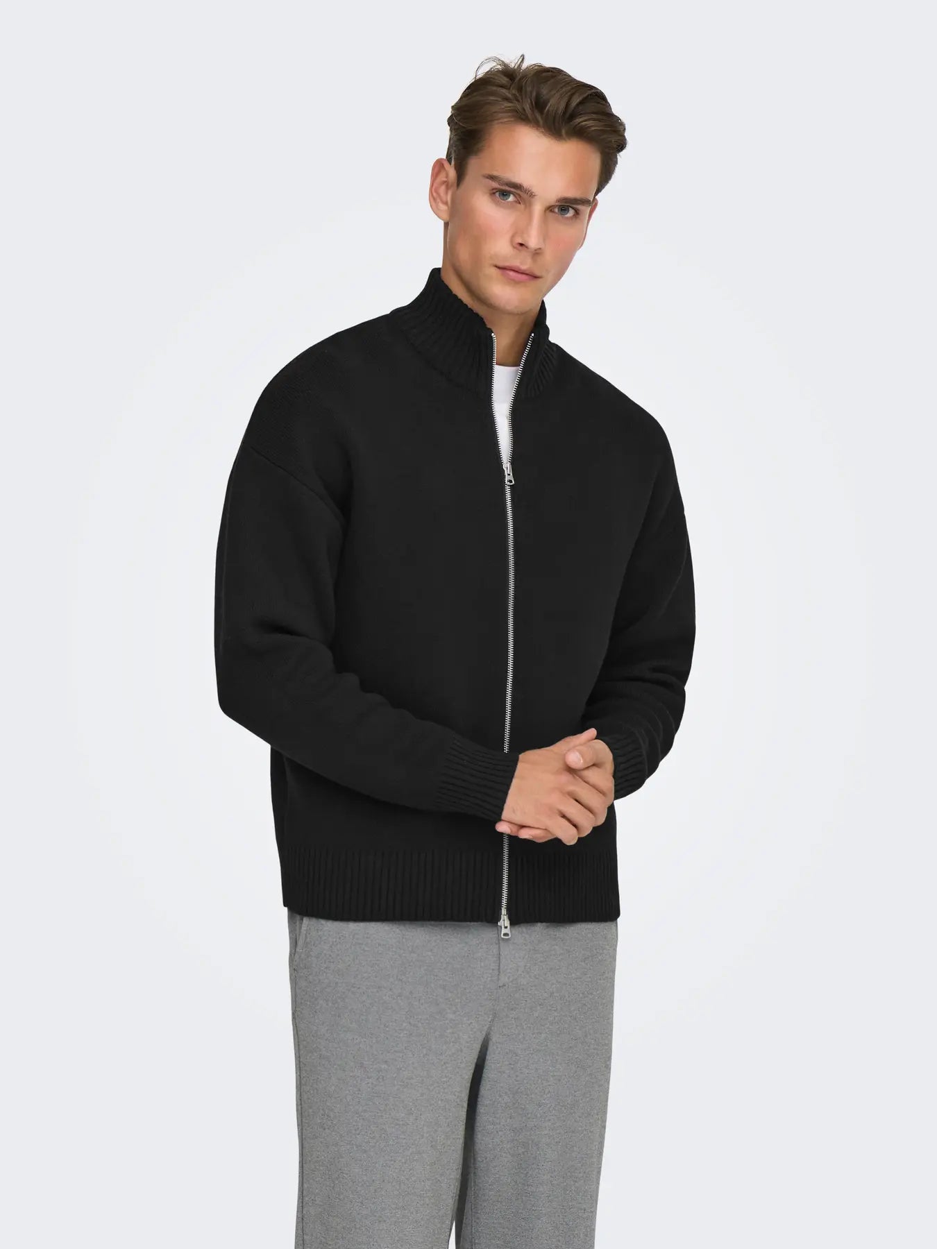 ONSBLAKE DS HIGH NECK CARDIGAN KNIT
