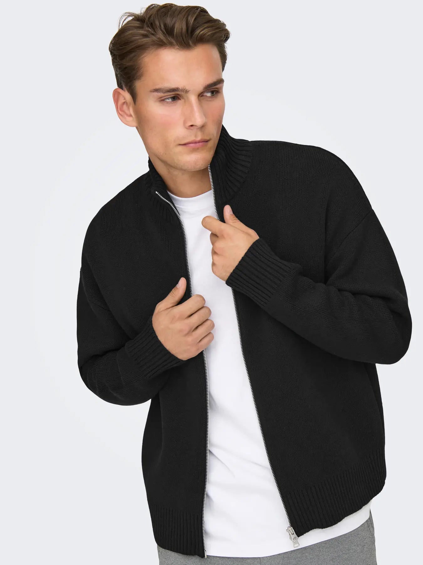 ONSBLAKE DS HIGH NECK CARDIGAN KNIT