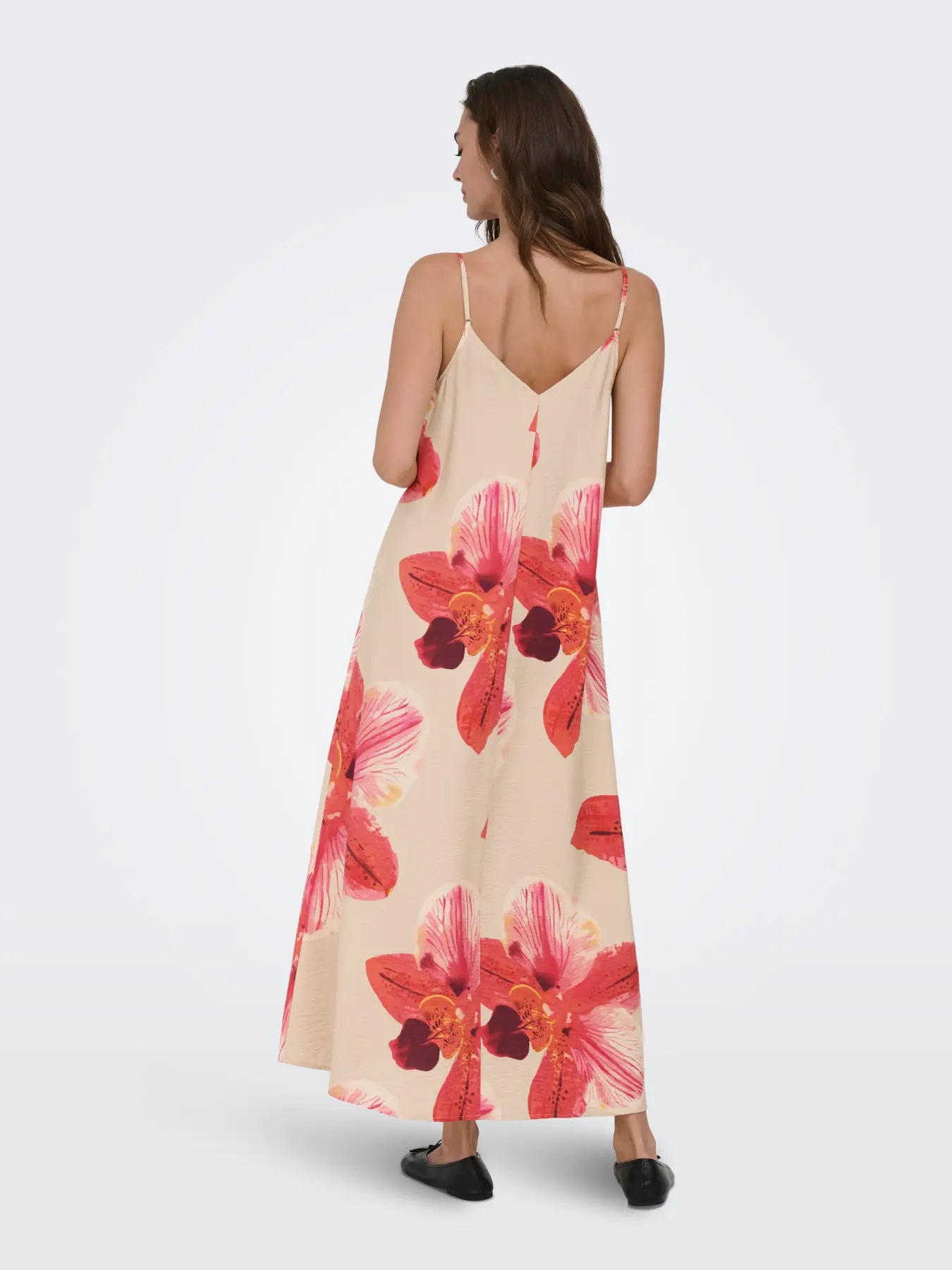 ONLRESI-ELANOR STRAP BIG FLOWR DRESS