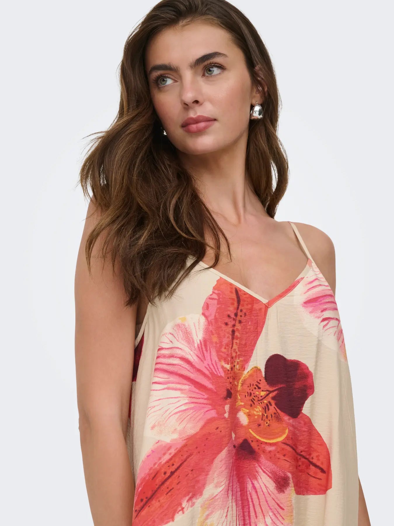 ONLRESI-ELANOR STRAP BIG FLOWR DRESS