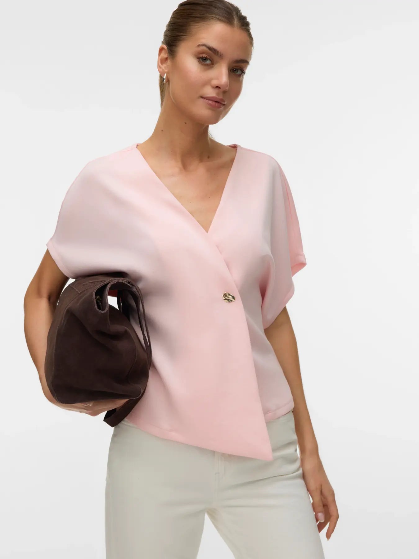 VMSMILLA SONJA SS V-NECK TOP