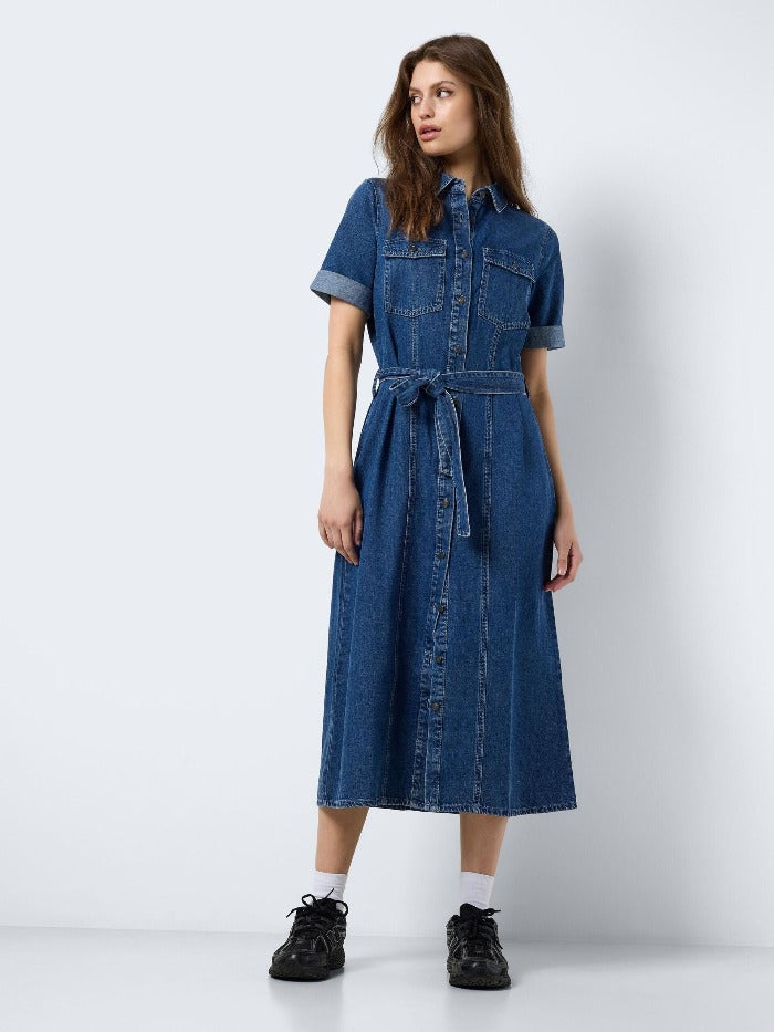 Nmgret Long Shirt Dress