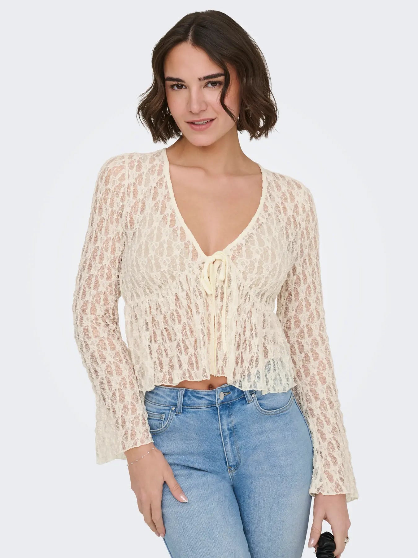 ONLAYA LACE CARDGIAN JRS