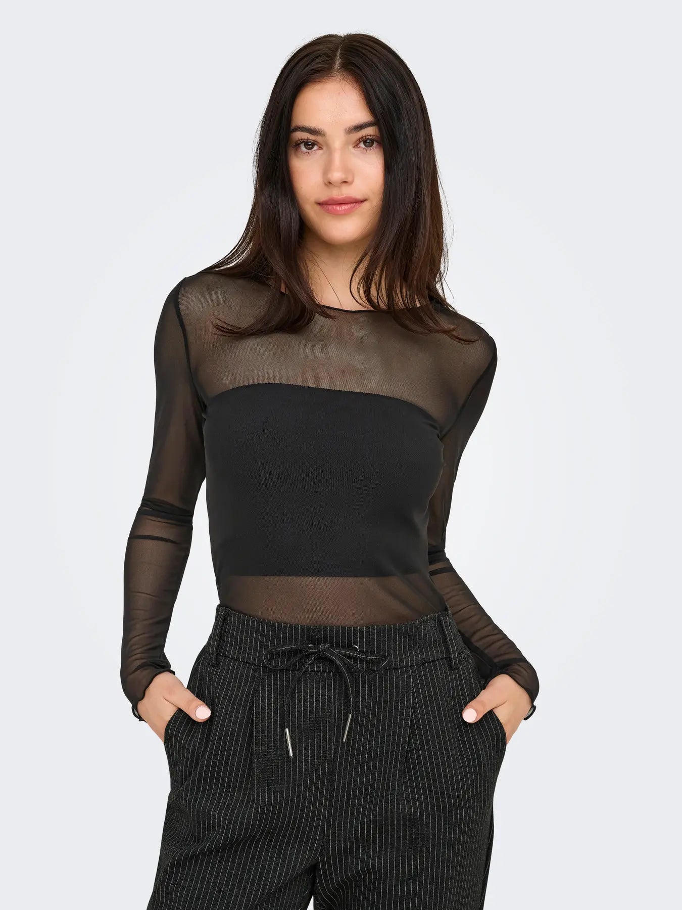JDYELSA NEW L/S O NECK TOP JRS