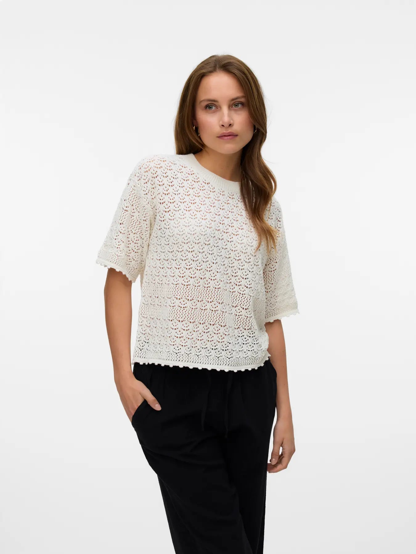 VMMANILA 2/4 O-NECK PULLOVER
