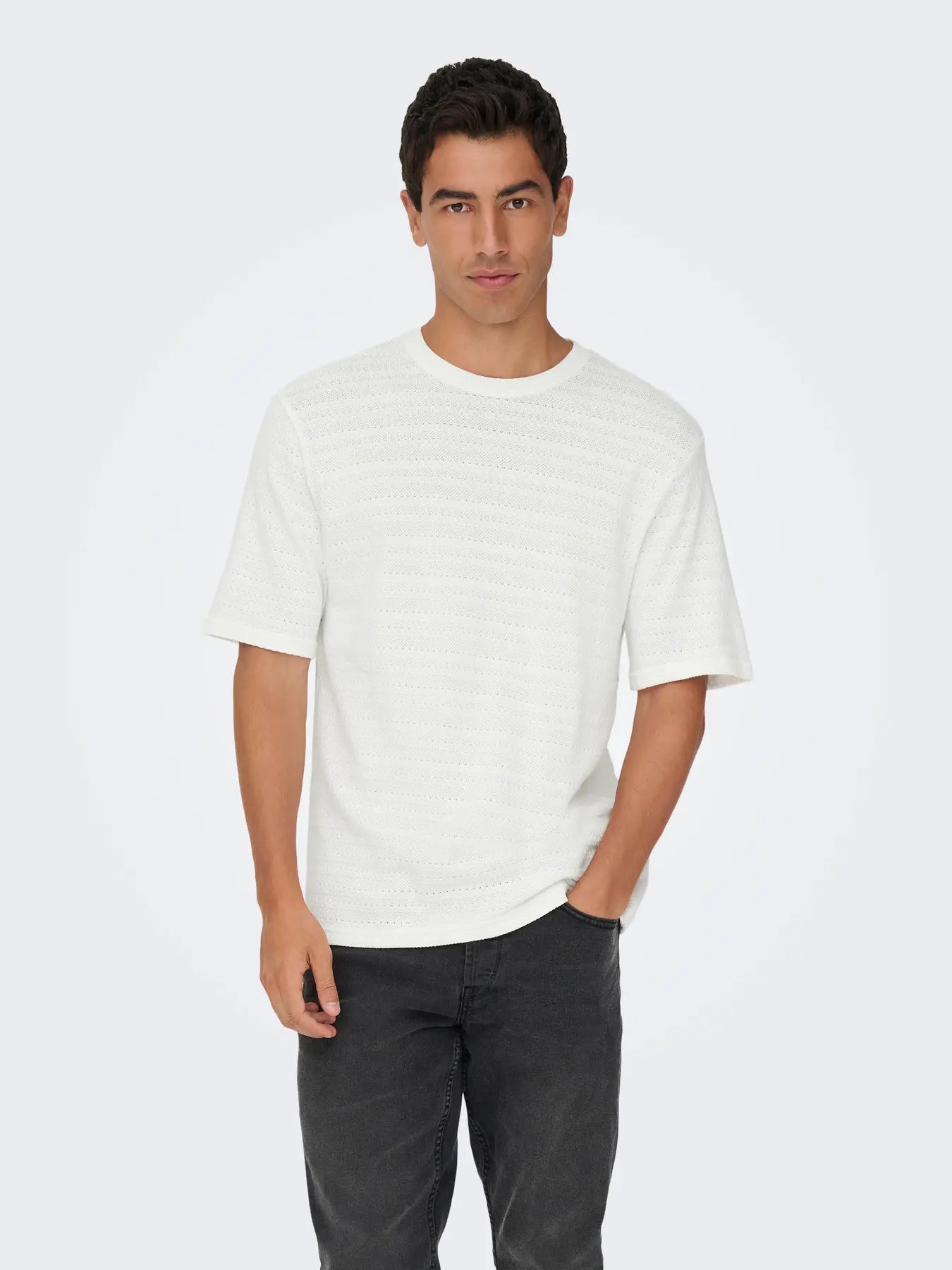 ONSGIVO REG 12 SS CREW KNIT