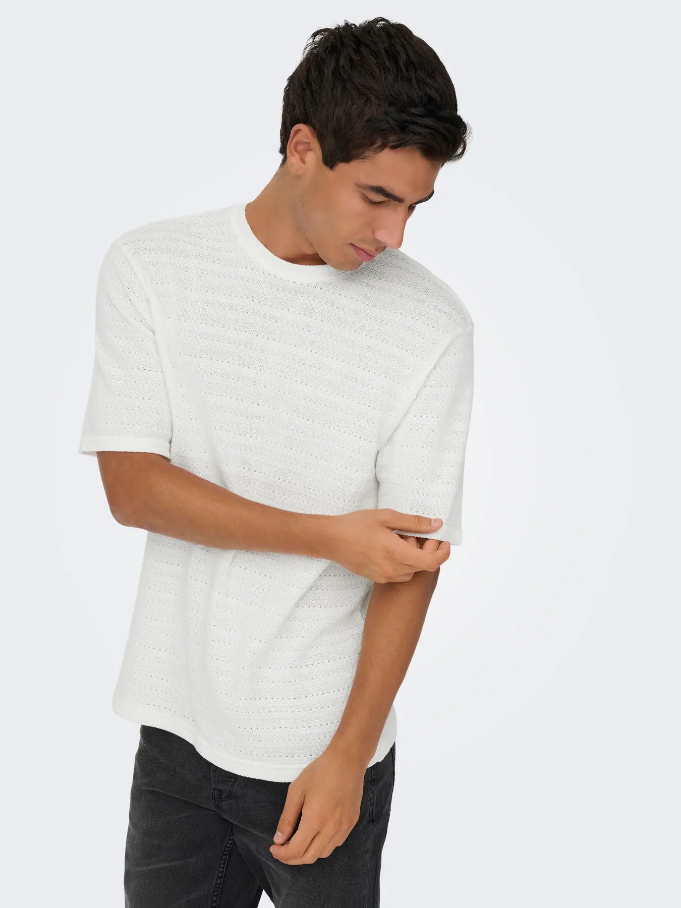 ONSGIVO REG 12 SS CREW KNIT