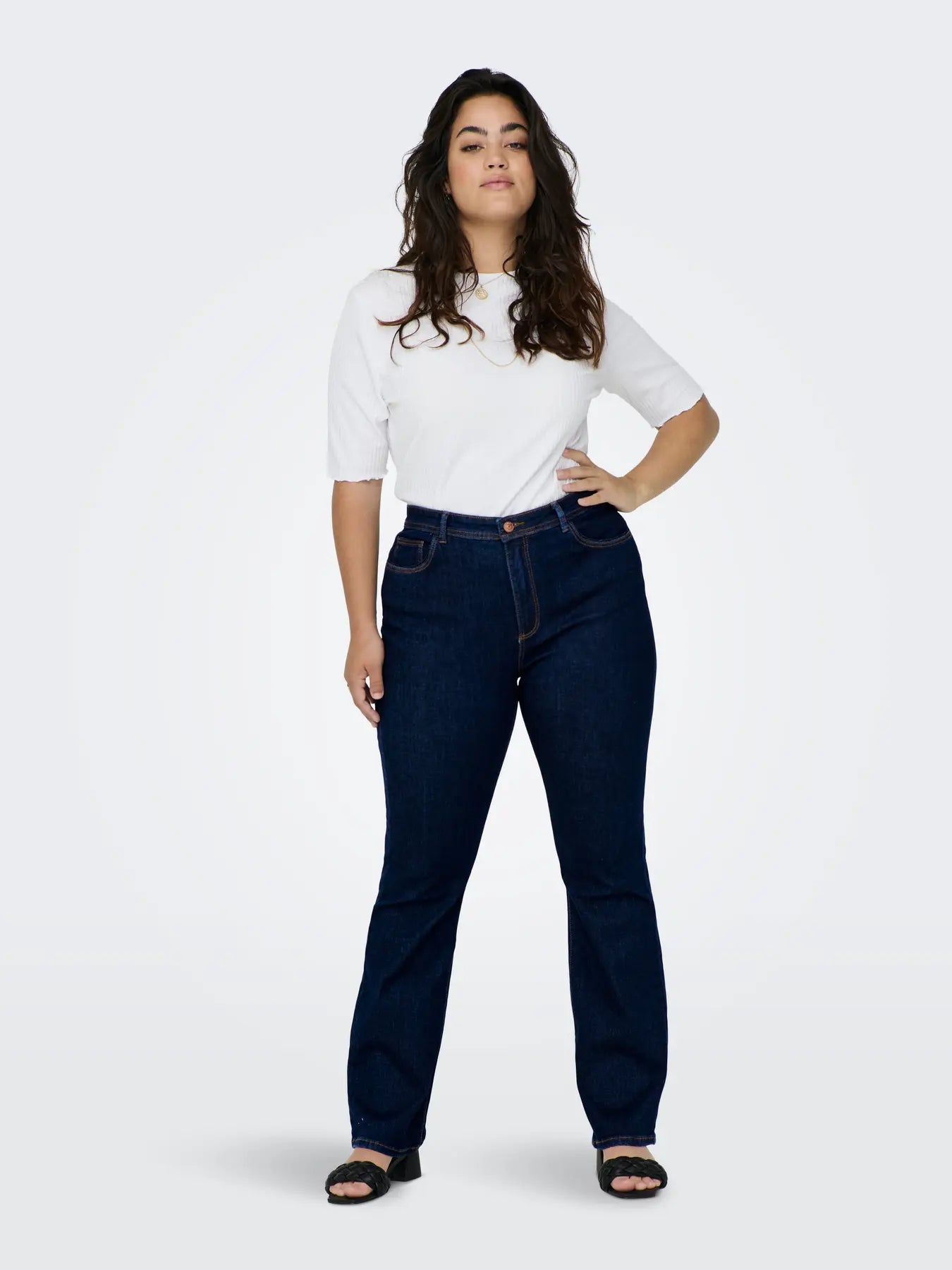 CARSALLY HW FLARED JEANS DNM BJ370