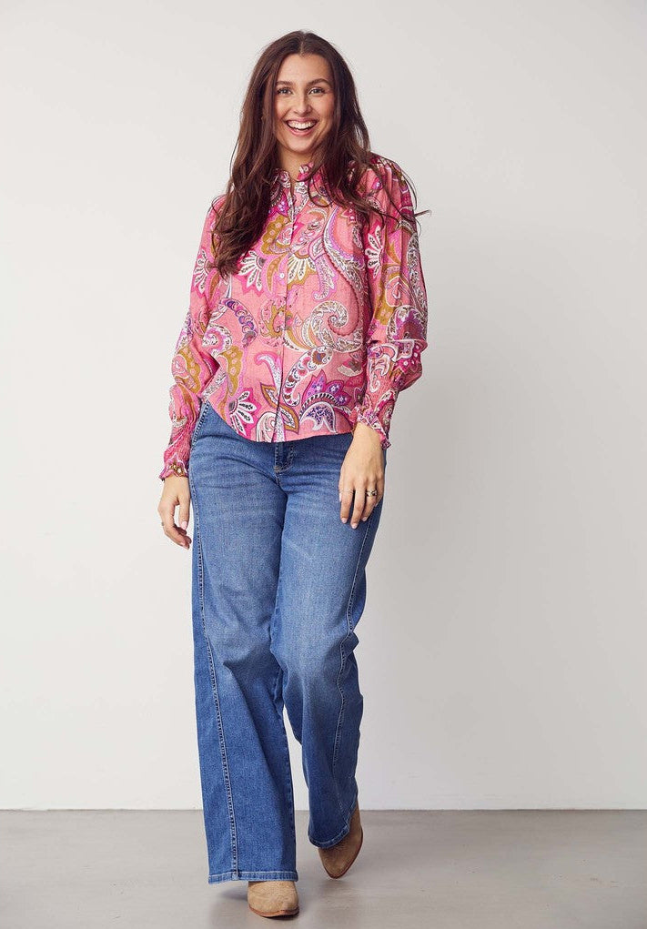 Como New Wide Jeans - Mid Denim Wash