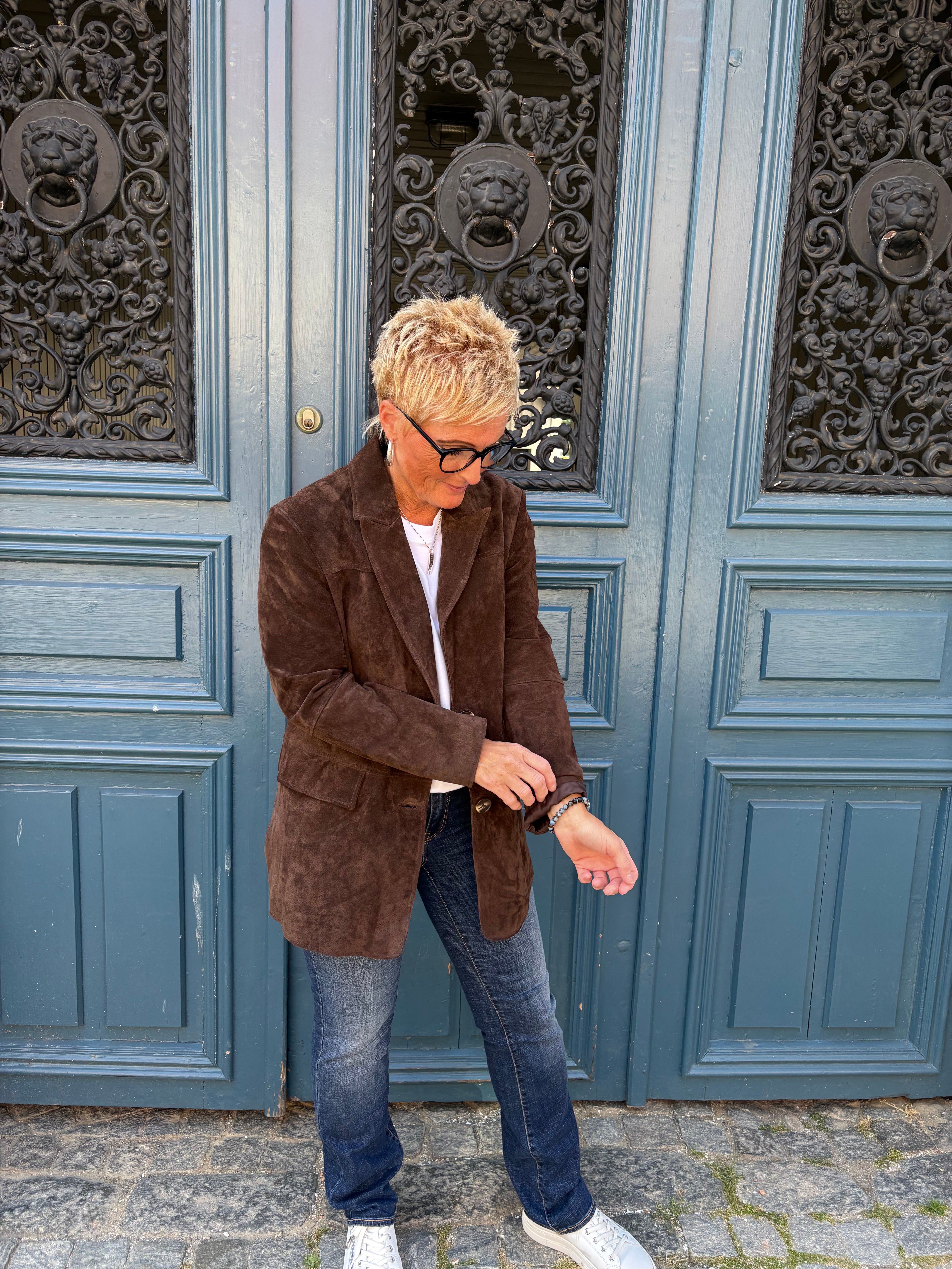 VMPERNILLE LS SUEDE JACKET