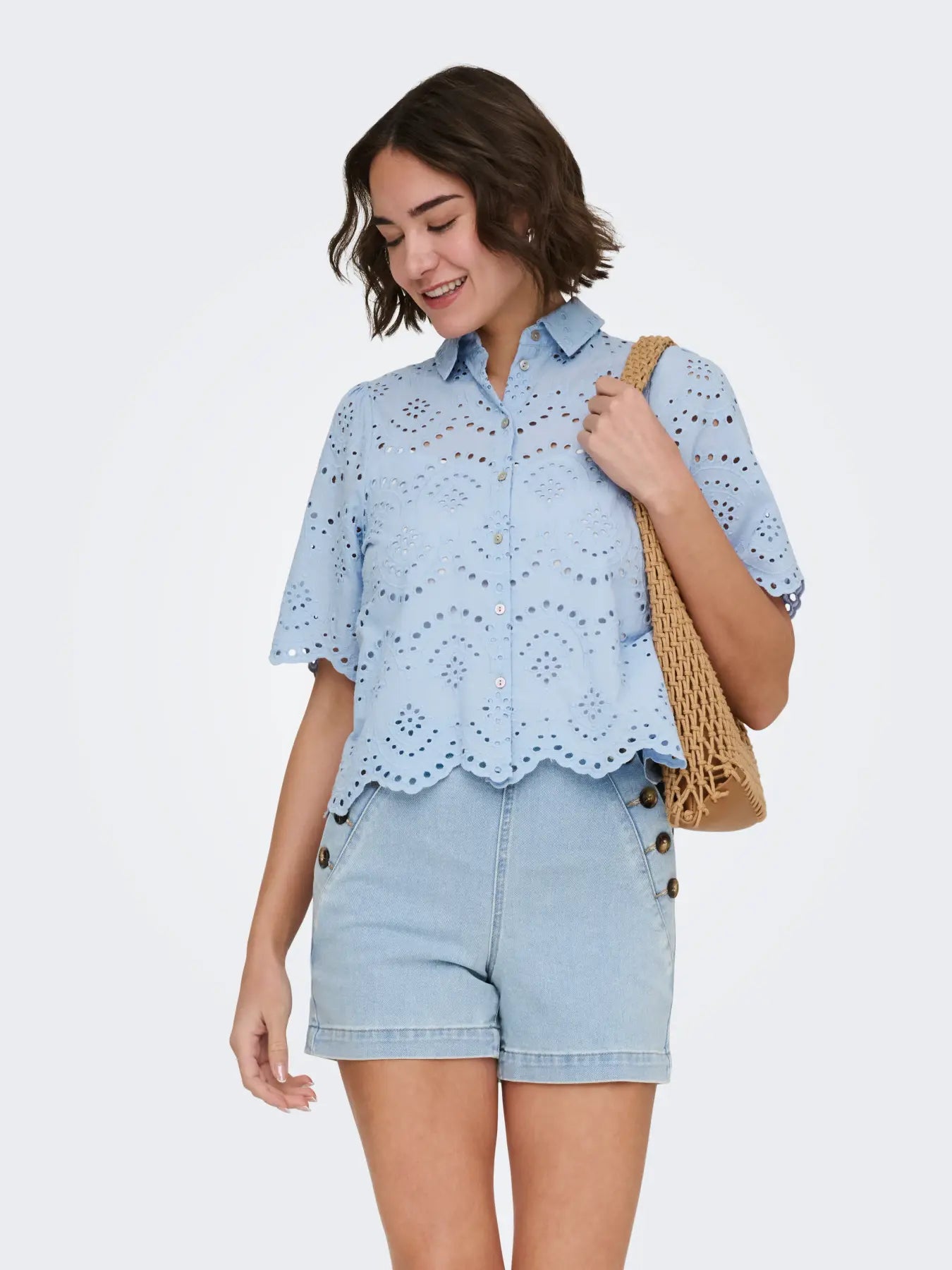 ONLVALAIS S/S SHIRT WVN