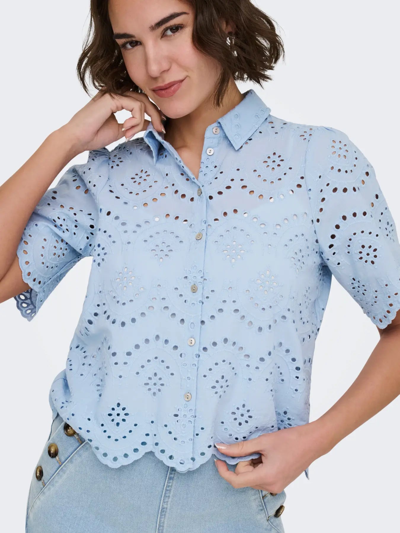 ONLVALAIS S/S SHIRT WVN