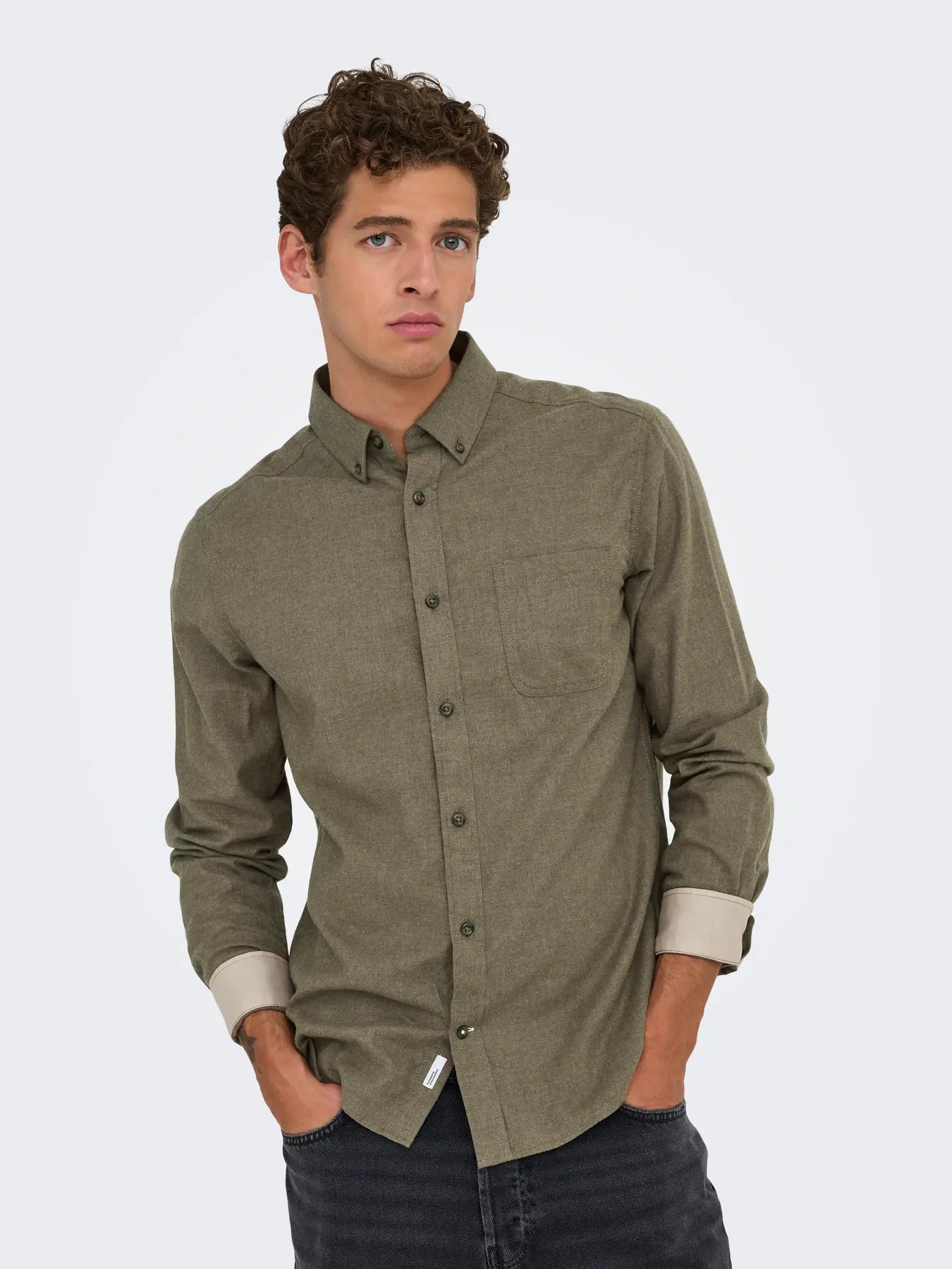 ONSROAD LIFE REG MELANGE LS SHIRT