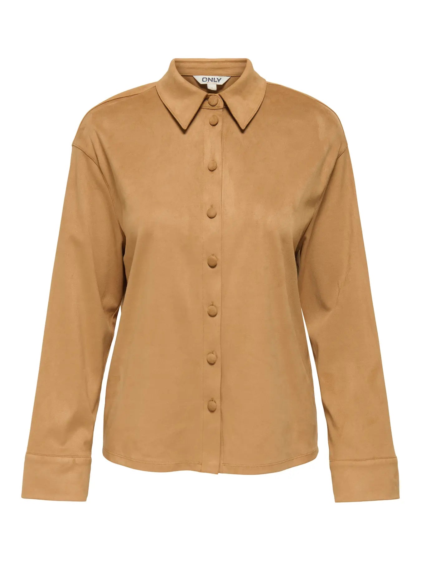 ONLLINIA LIFE L/S FAUX SUEDE SHIRT