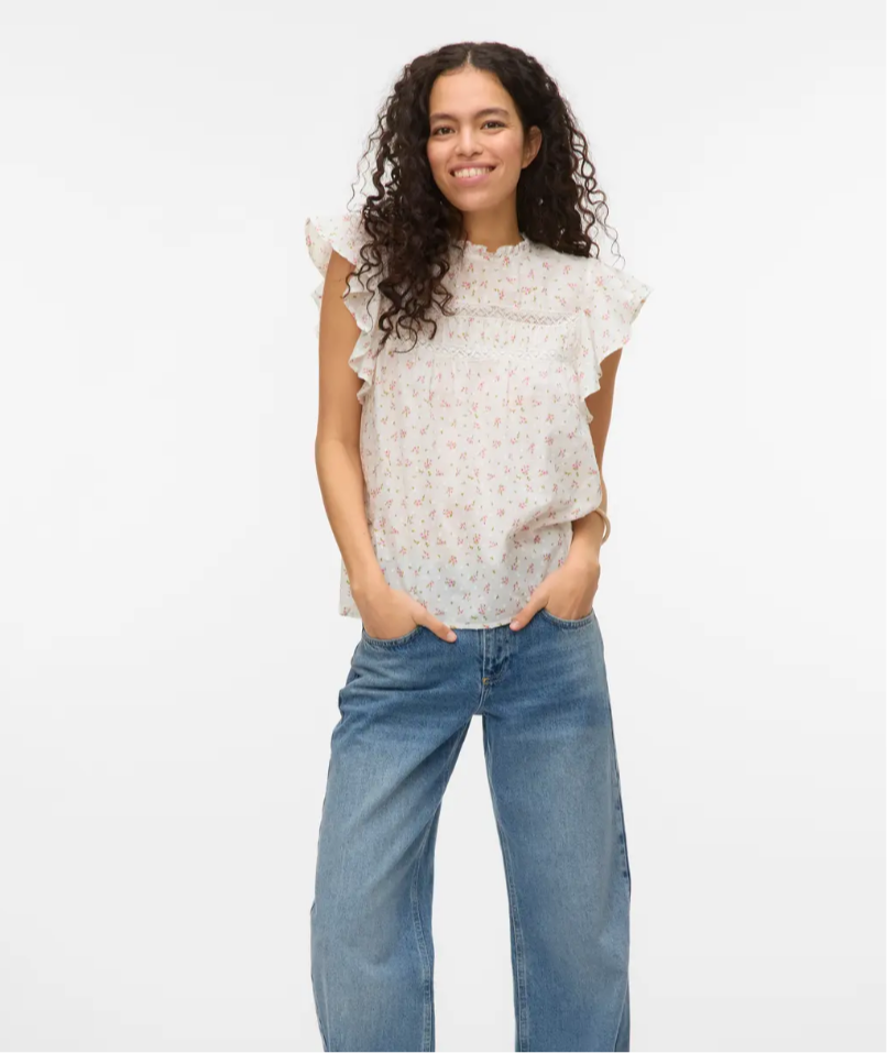 VMTRINE SL LACE TOP