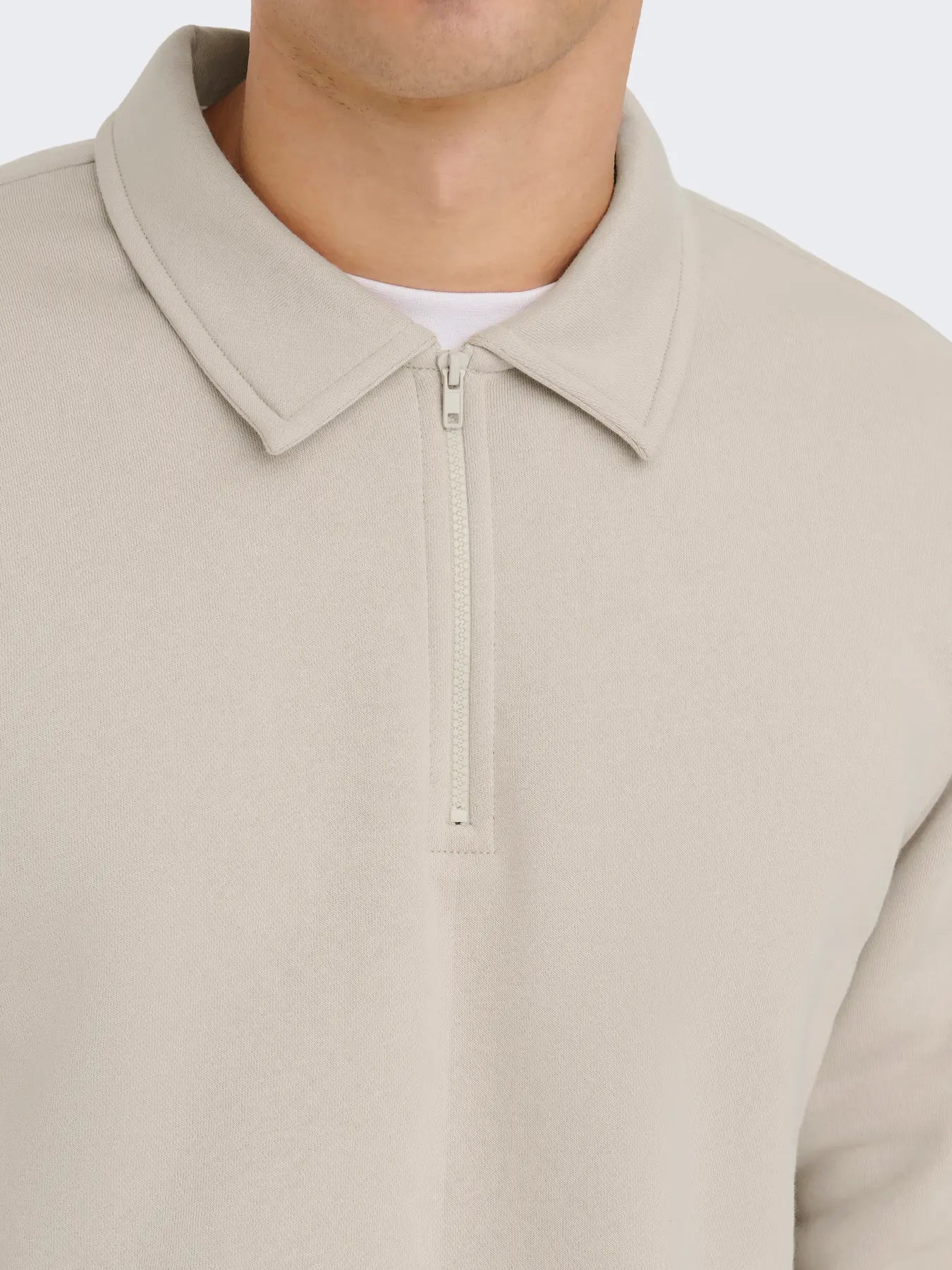 ONSCERES 1/4 ZIP SWEAT POLO