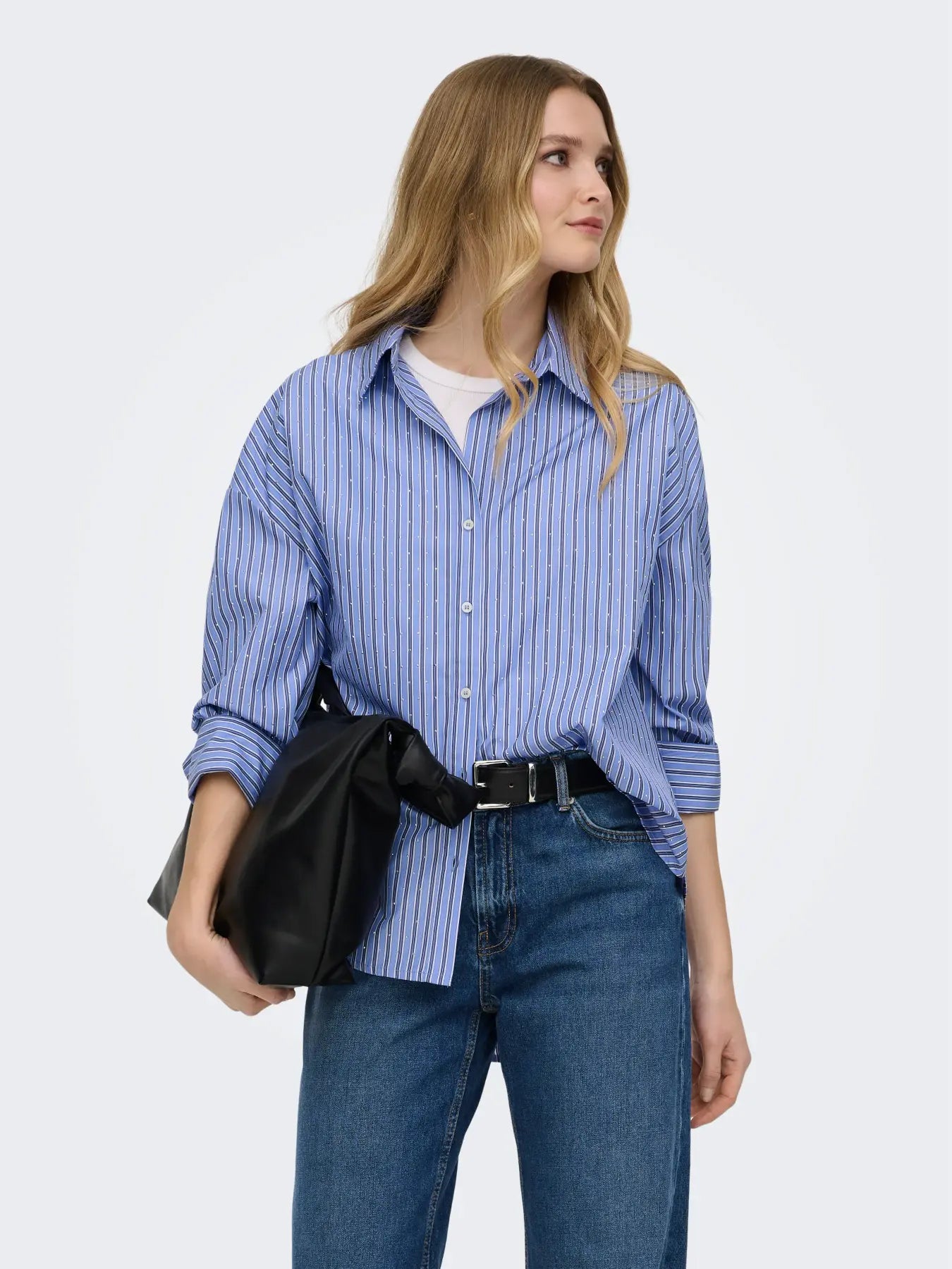 ONLOREGON ALVA LS RHINEST SHIRT