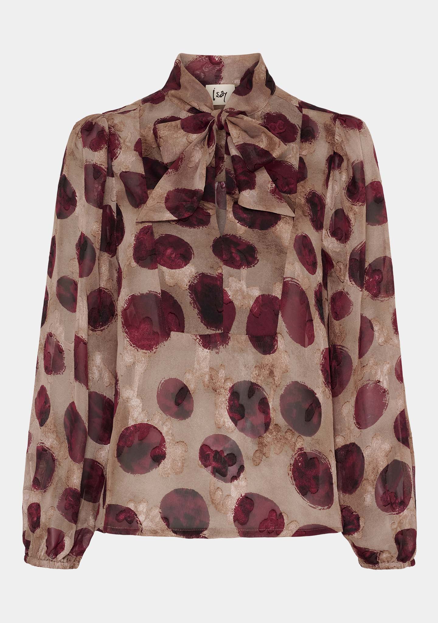 Jill Blouse - Wine Bomb