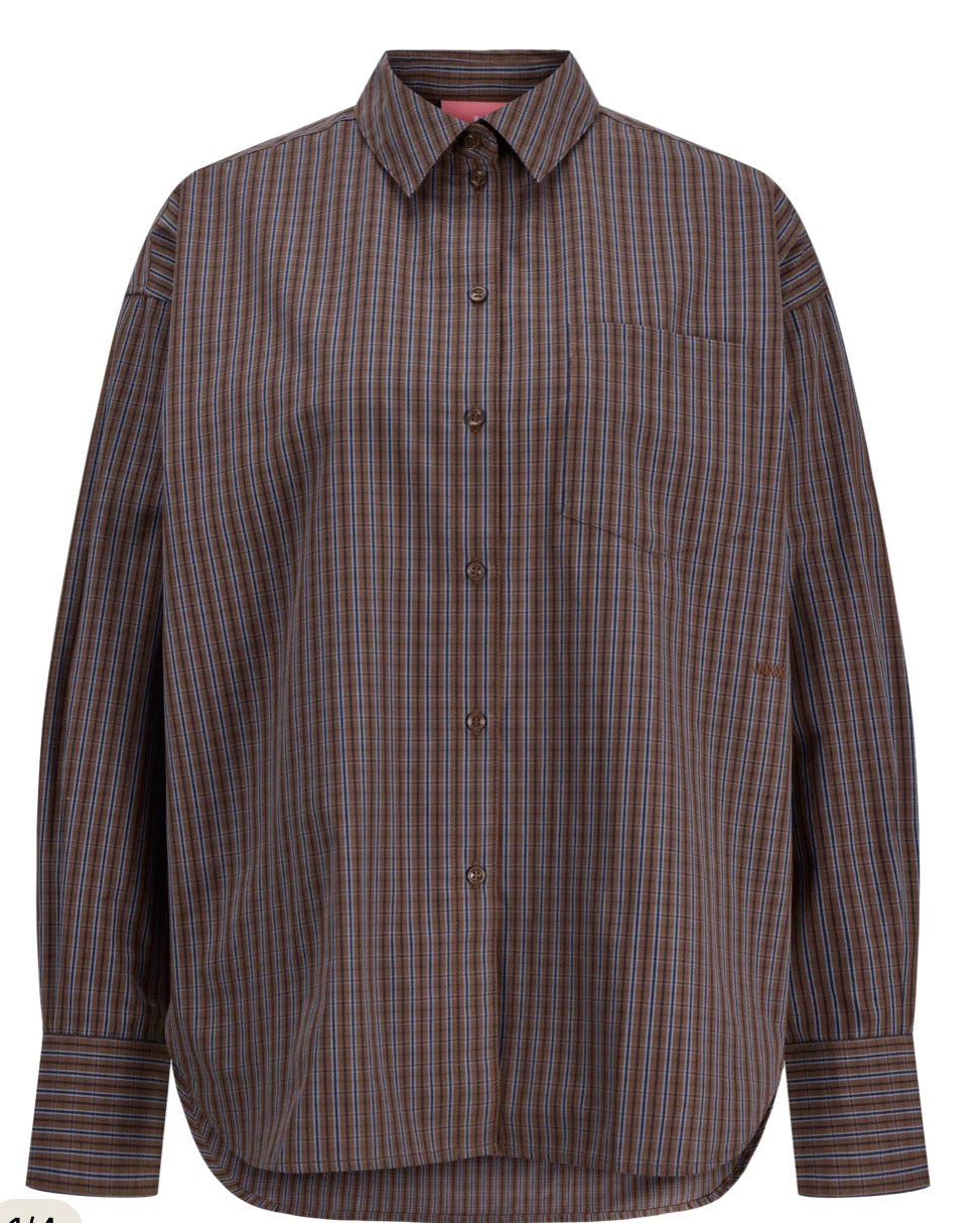 JXJAMIE LS RELAXED POPLIN SHIRT