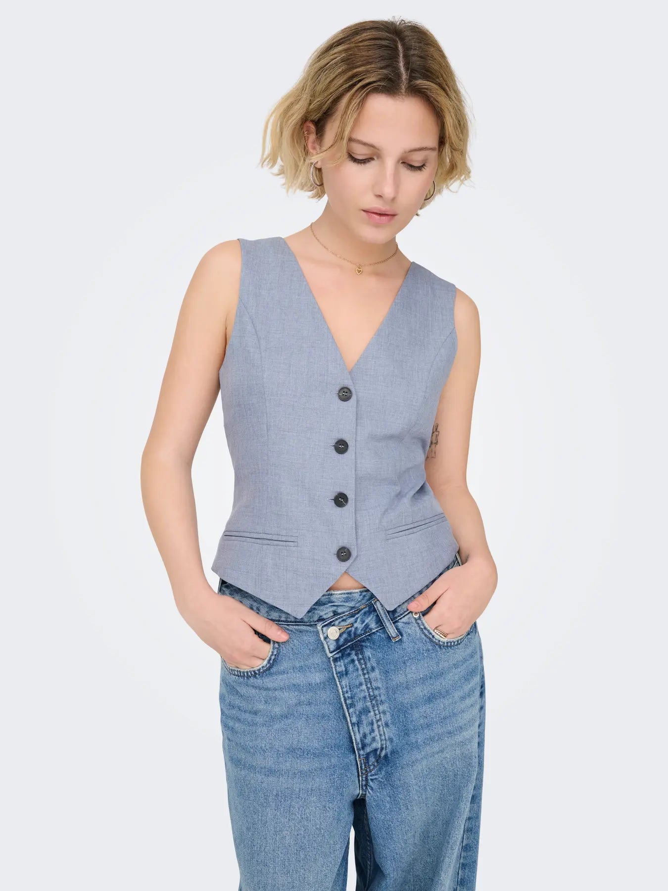 ONLLINDA S/L MEL FIT WAISTCOAT