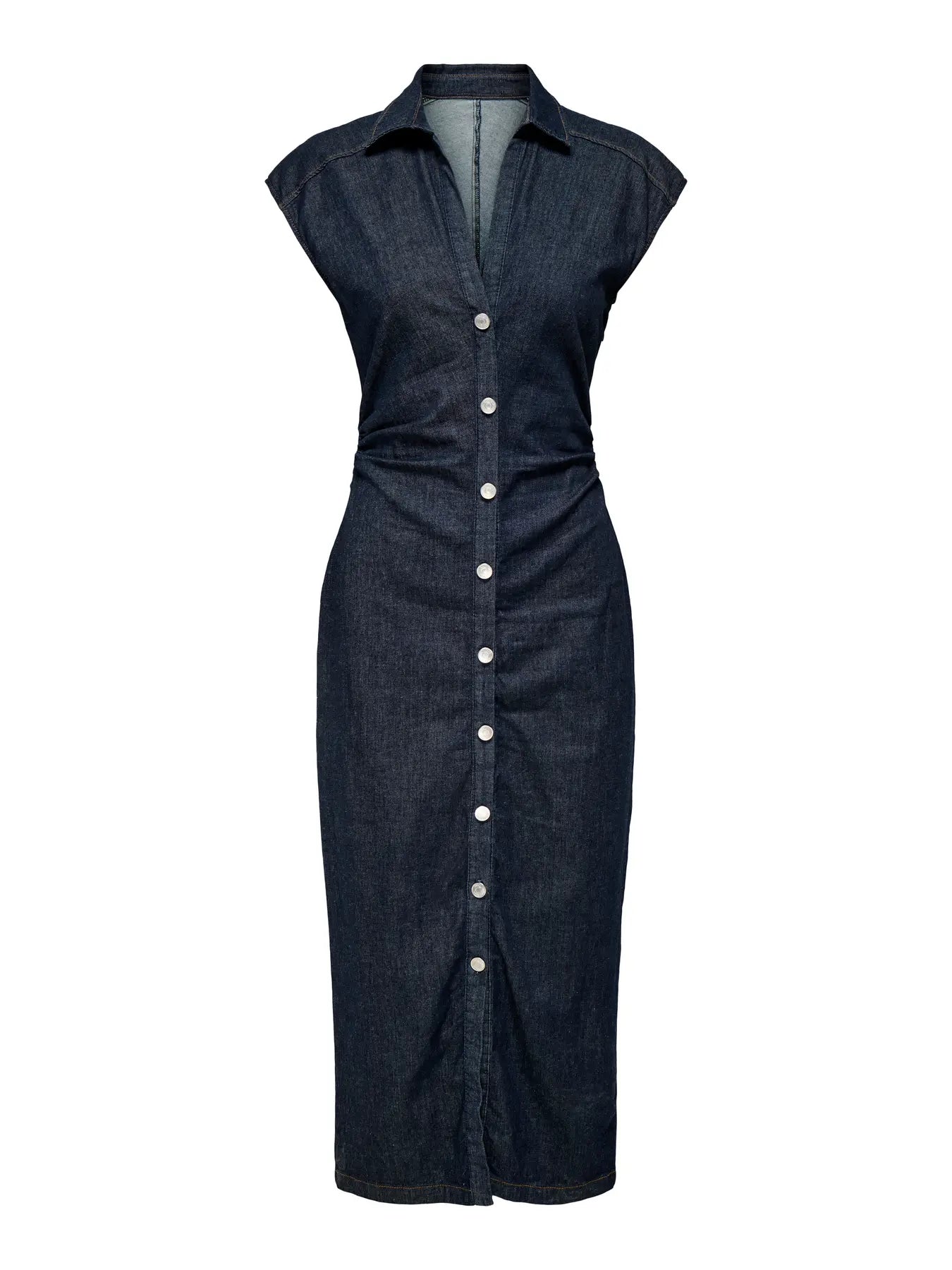 ONLBABE CAPSLEEVE MIDI DRESS DNM RINSE