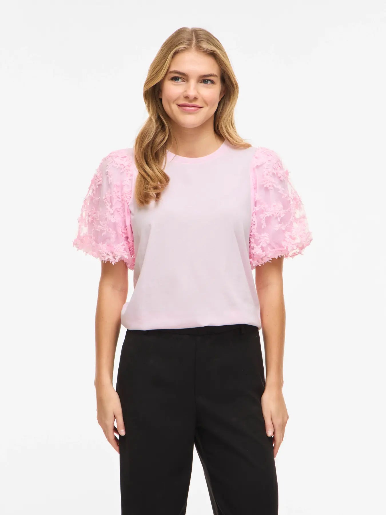 VIONESCA O-NECK S/S TOP